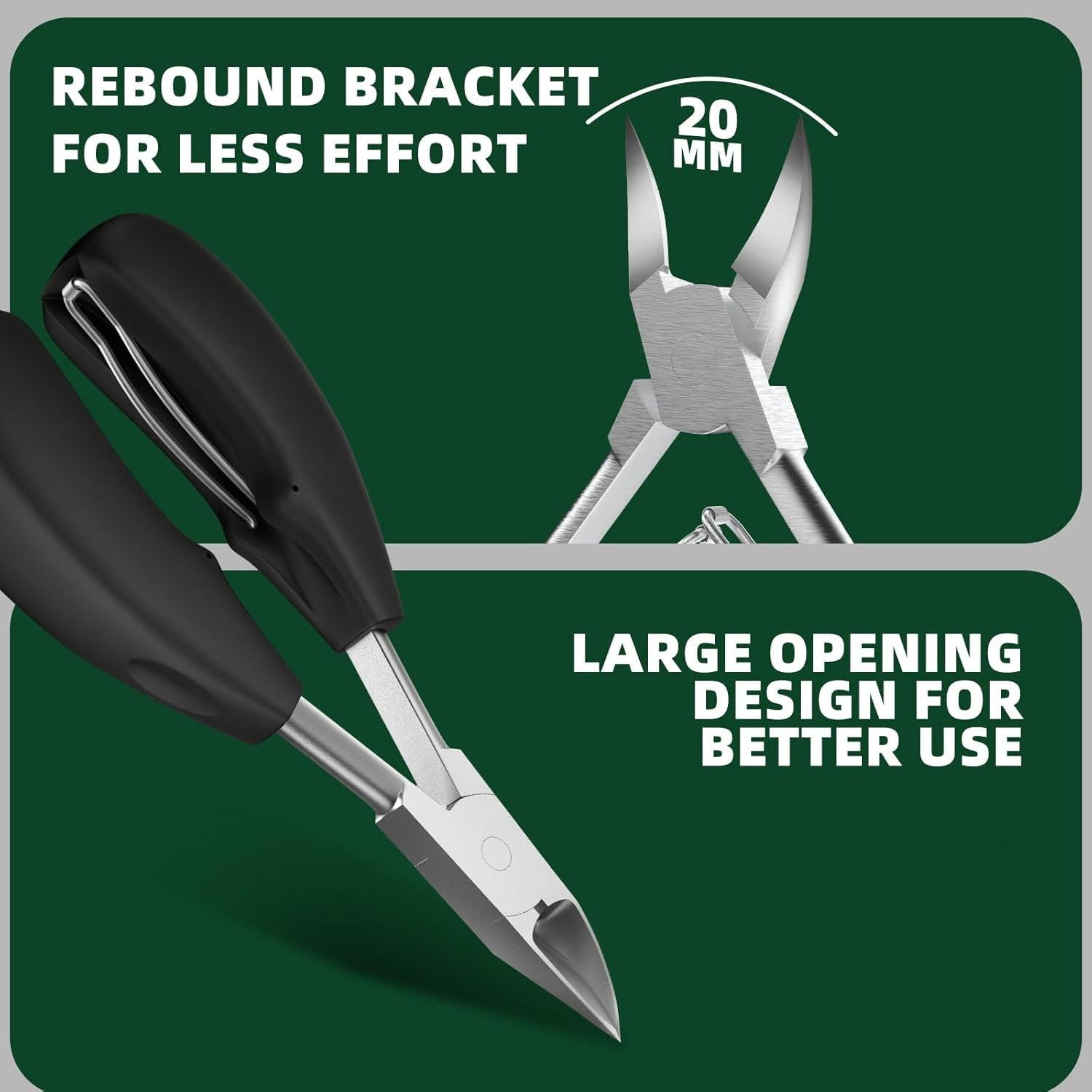 Cortauñas Angulados VANWIN para Uñas Gruesas y Encarnadas