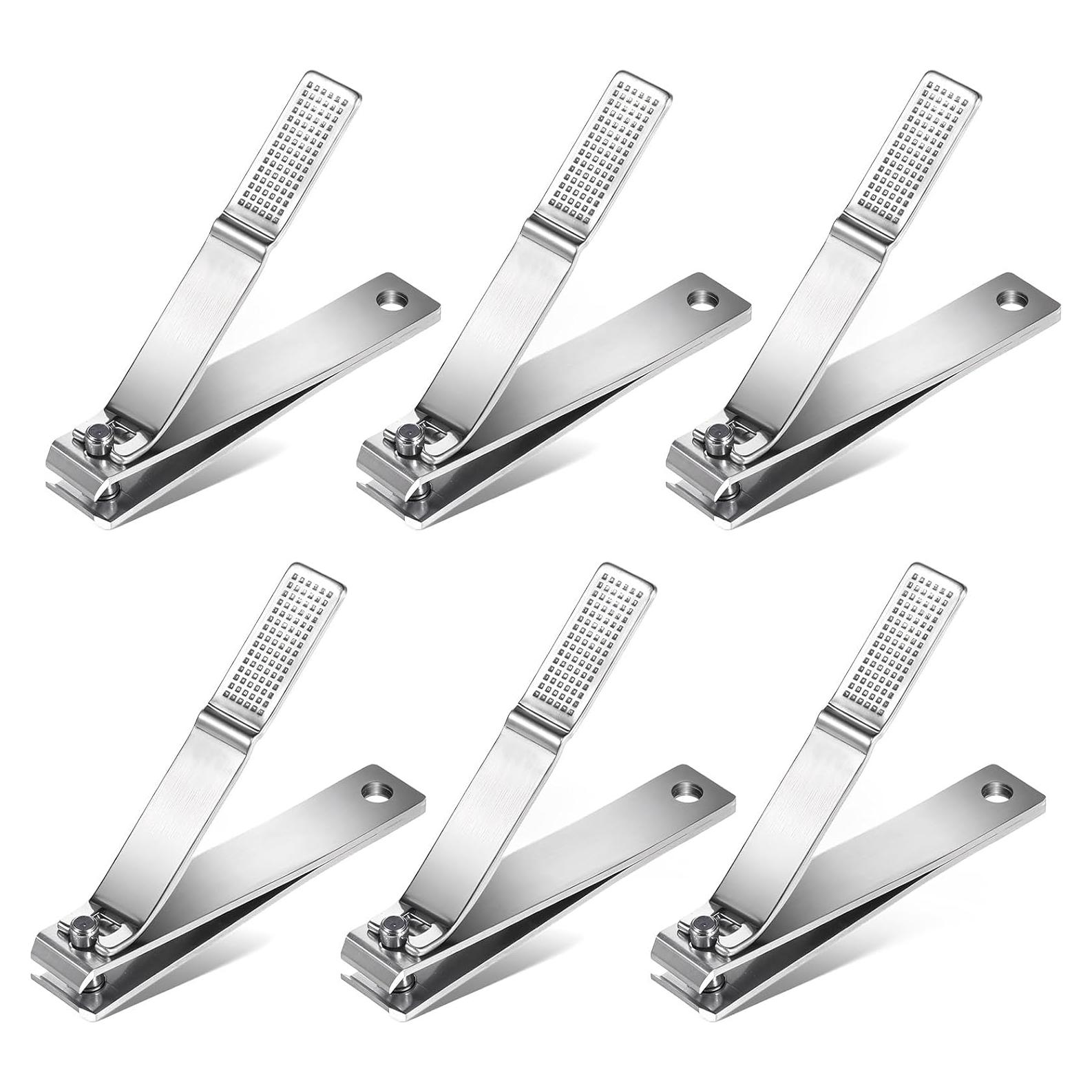 Cortauñas Rectos Acero Inoxidable 6 Piezas FdcZeyxior