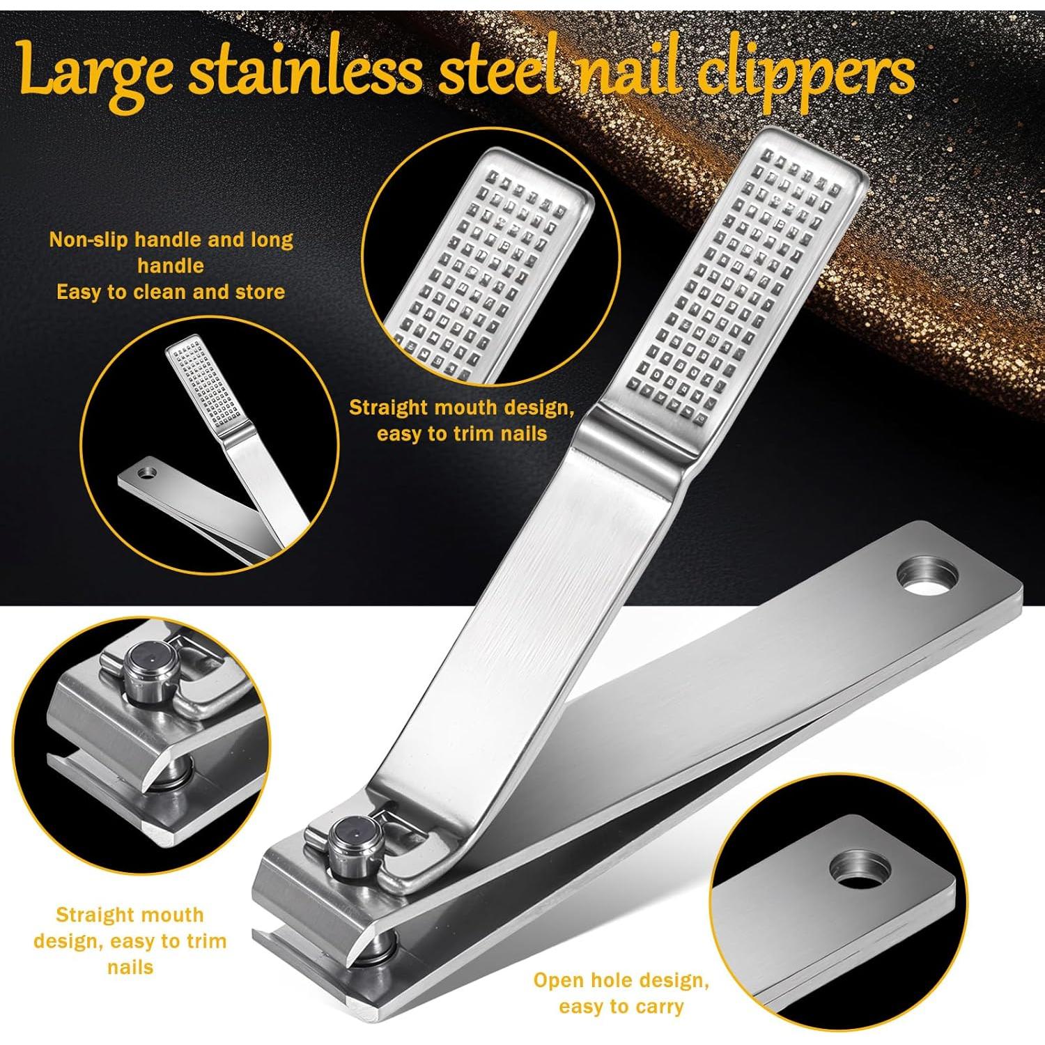 Cortauñas Rectos Acero Inoxidable 6 Piezas FdcZeyxior