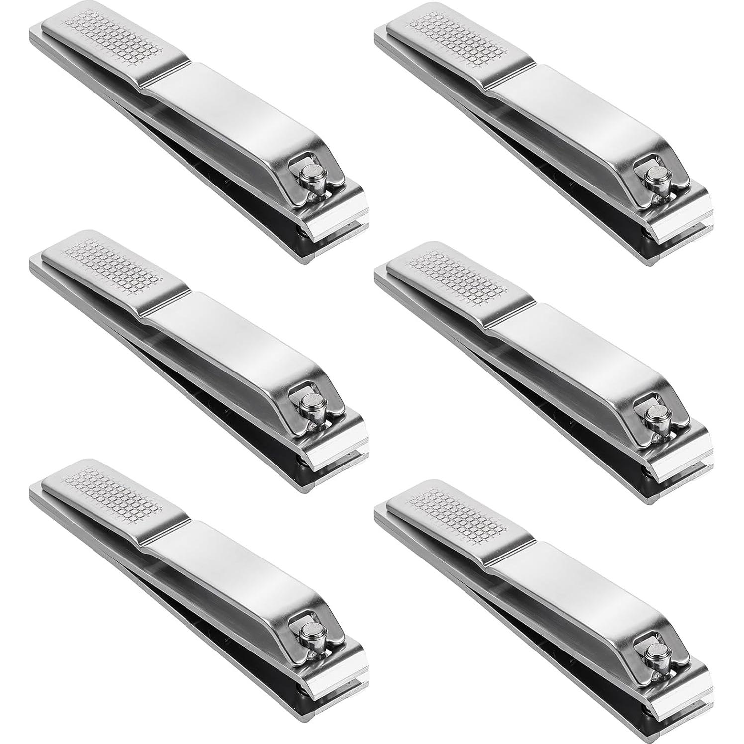 Cortauñas Rectos Acero Inoxidable 6 Piezas FdcZeyxior