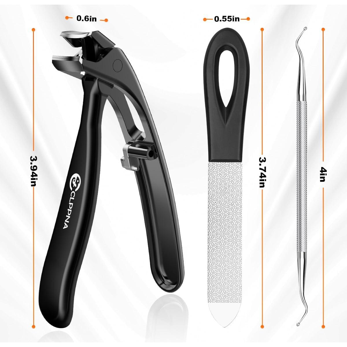 Cortauñas Ergonómico CLPPNA para Pies Gruesos con Recogedor