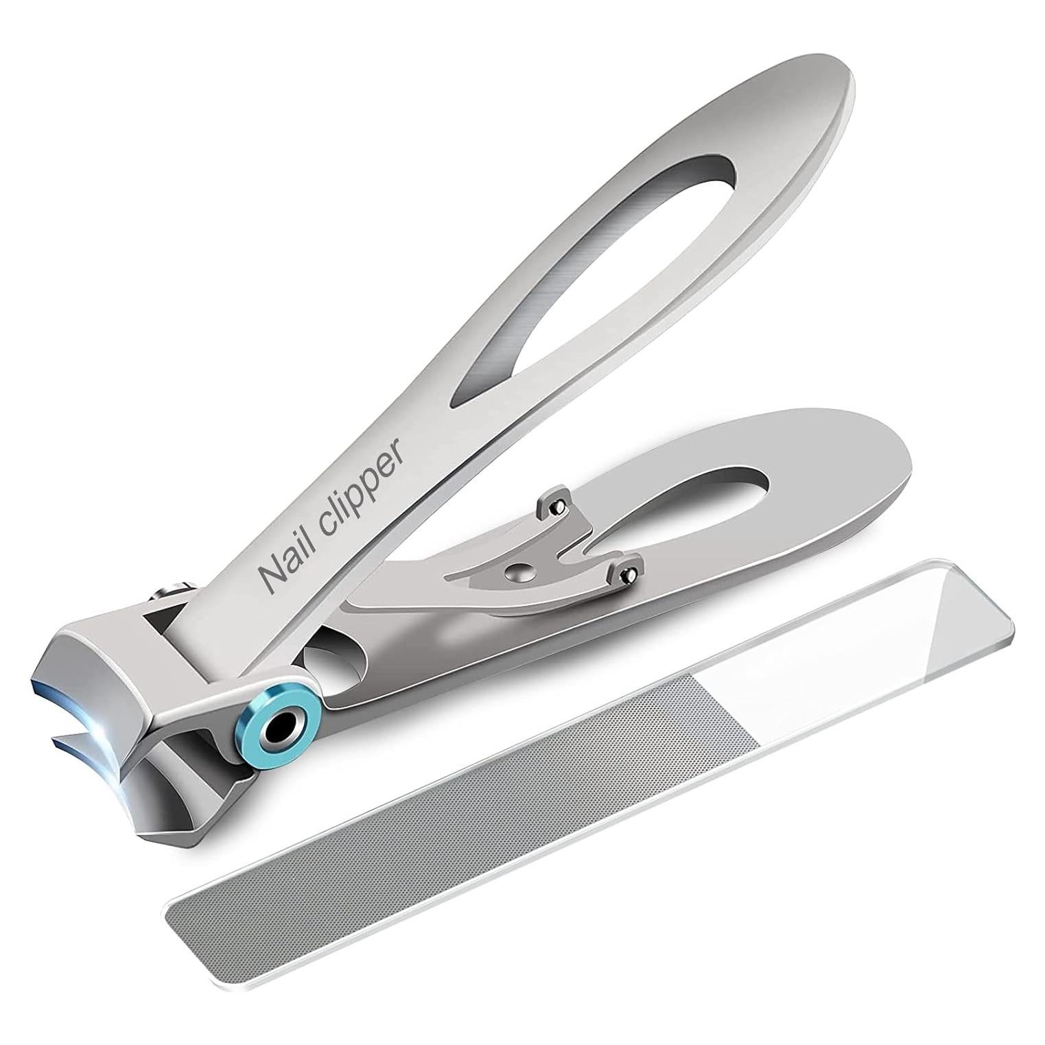 Cortauñas SZHLUX Ultra Ancha Acero Inoxidable para Uñas Gruesas