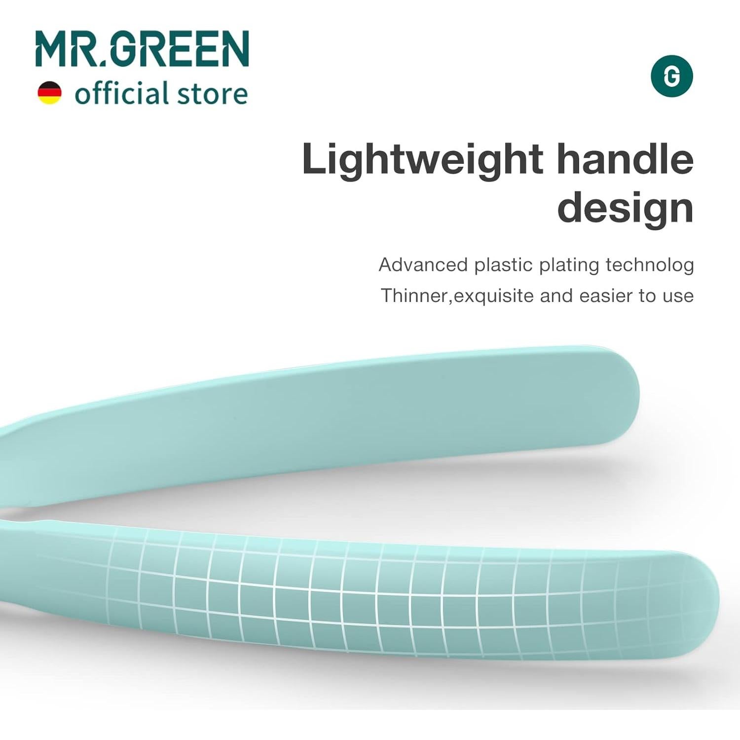 Cortauñas MR.GREEN Acero Inoxidable Verde + Removedor