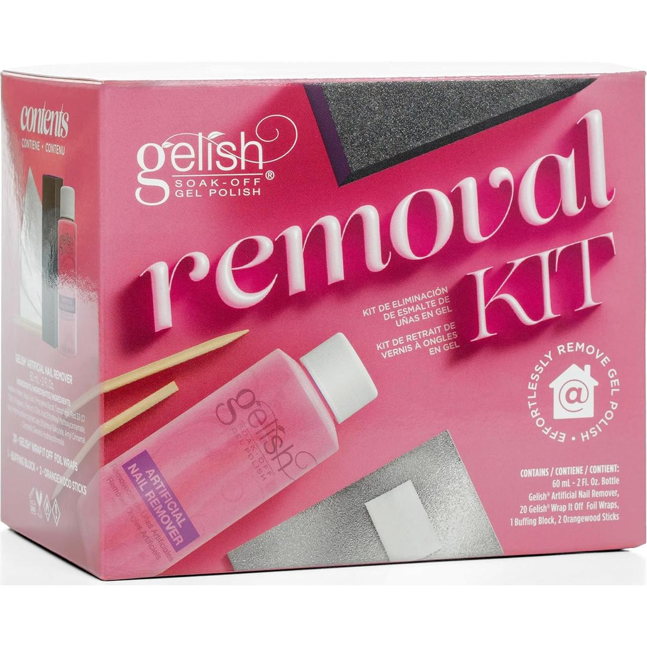 Kit de Remoción de Esmalte de Uñas en Gel Gelish 59 ml
