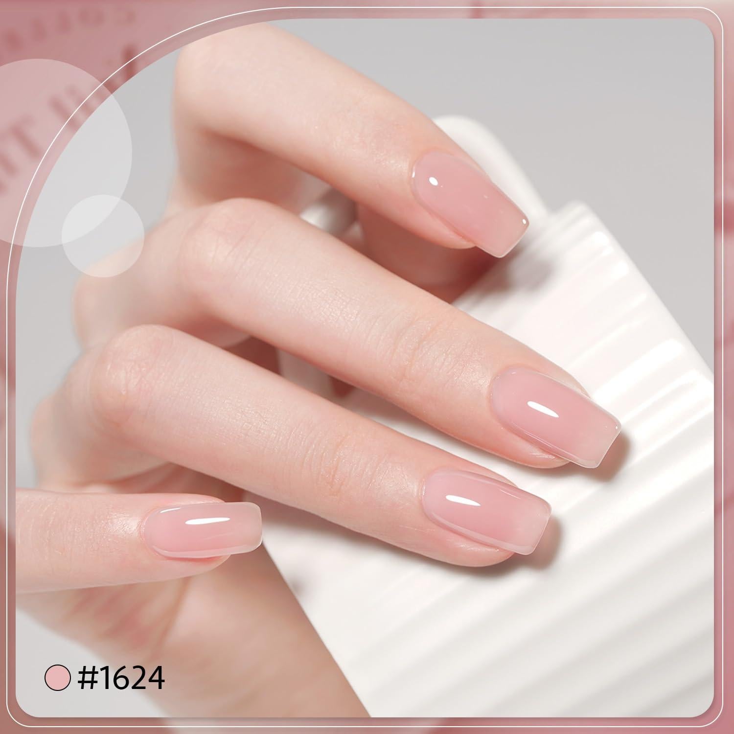 Conjunto de Esmalte de Uñas de Gel GAOY 8 Colores Translúcidos