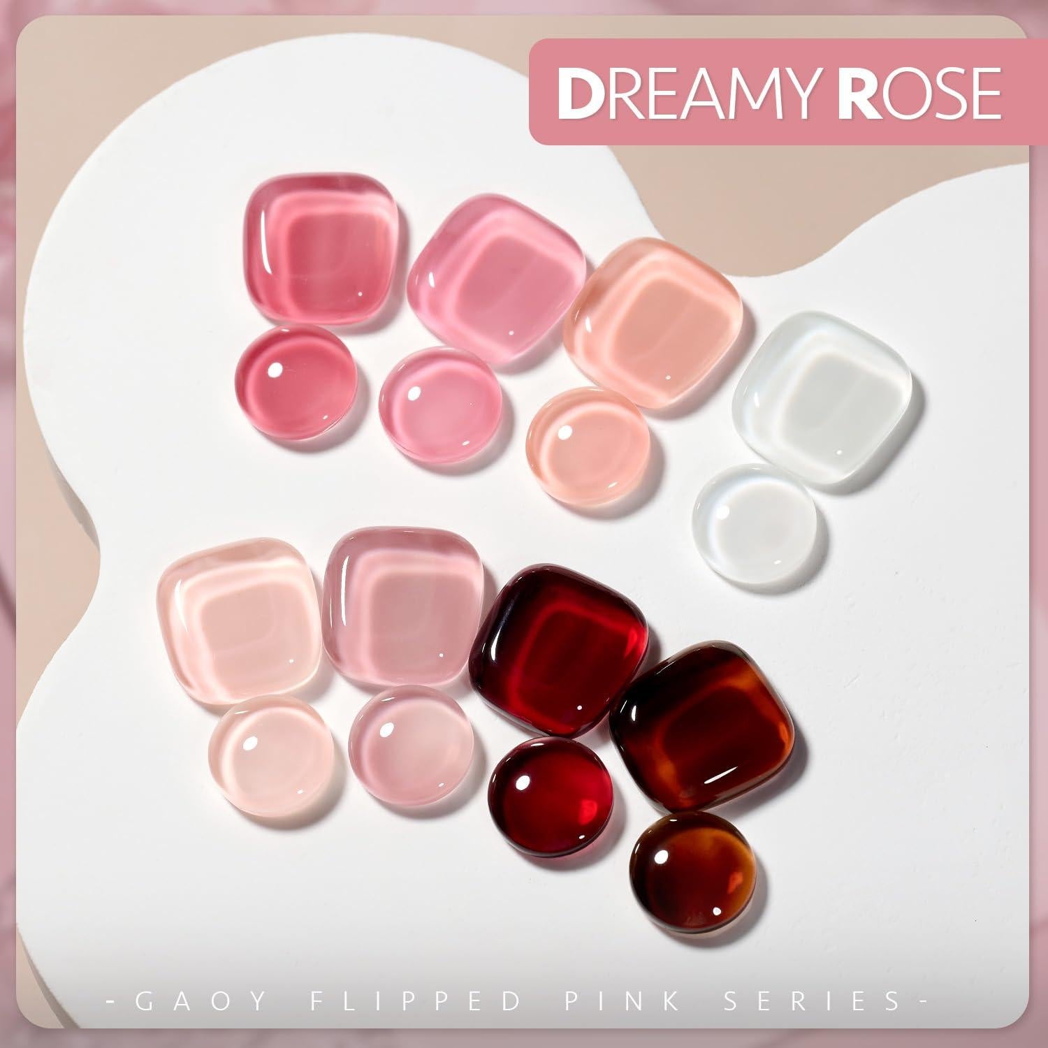 Conjunto de Esmalte de Uñas de Gel GAOY 8 Colores Translúcidos