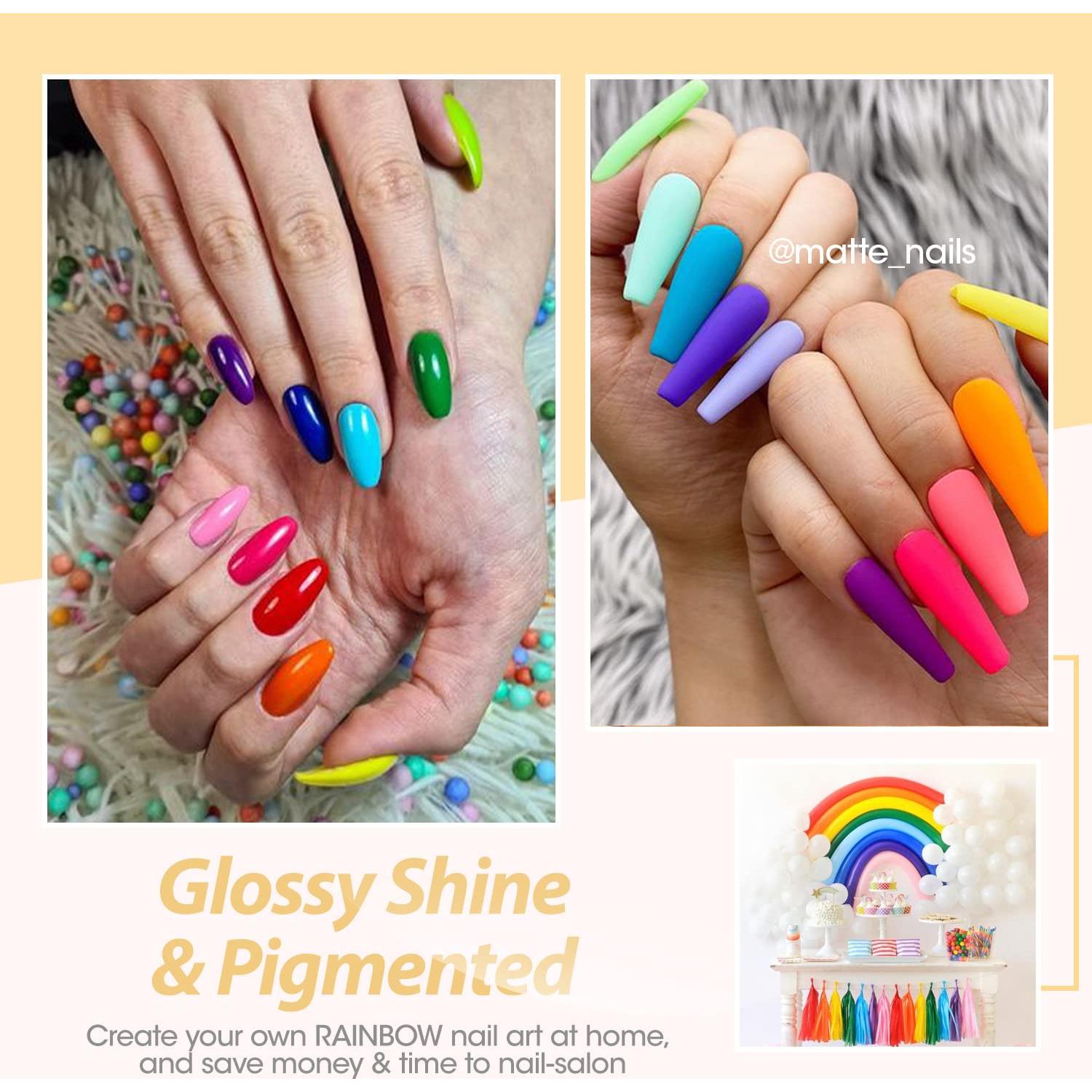 Kit de Esmalte de Uñas en Gel Gellen 16 Colores 6ml