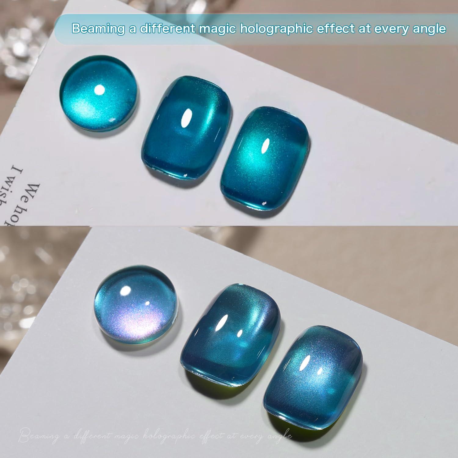 Conjunto de Esmalte de Uñas Gel Ojo de Gato GAOY 6 Colores