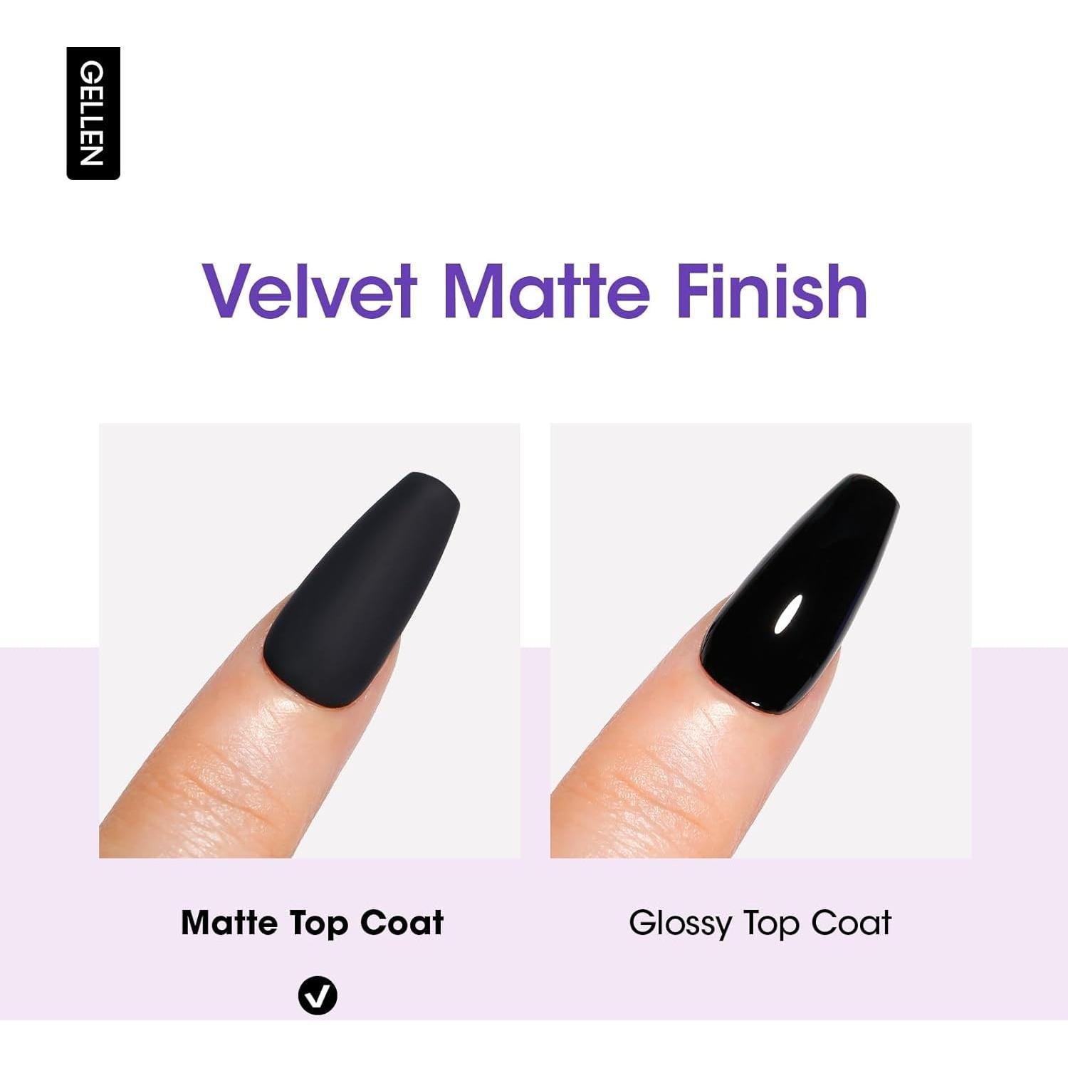 Top Coat Mate Gellen 18ml Esmalte de Uñas Gel Duradero