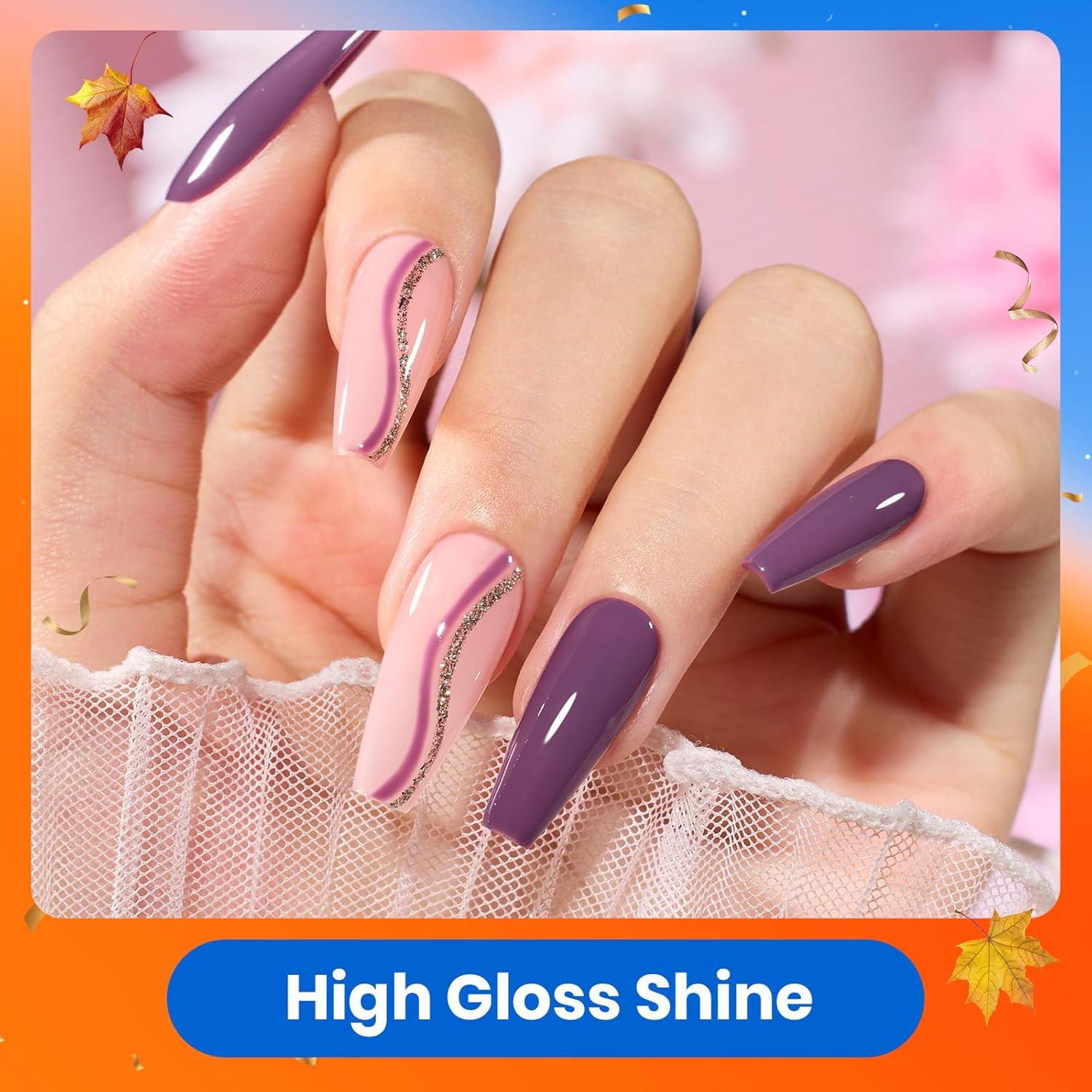 Set de Esmalte de Uñas en Gel Beetles 6 Colores Otoñales