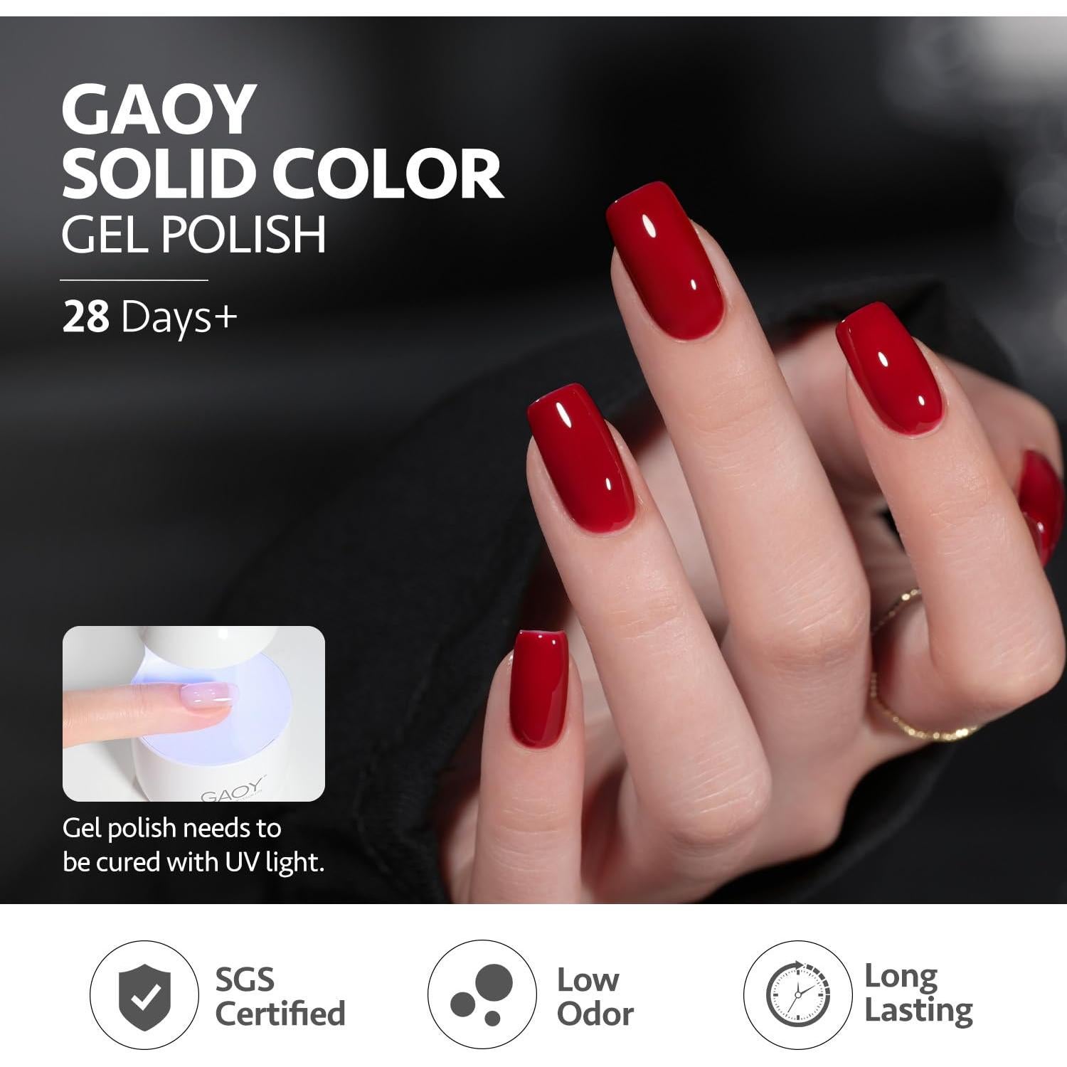 Kit de Esmalte de Uñas GAOY Vals Elegante 3 Colores 16ml