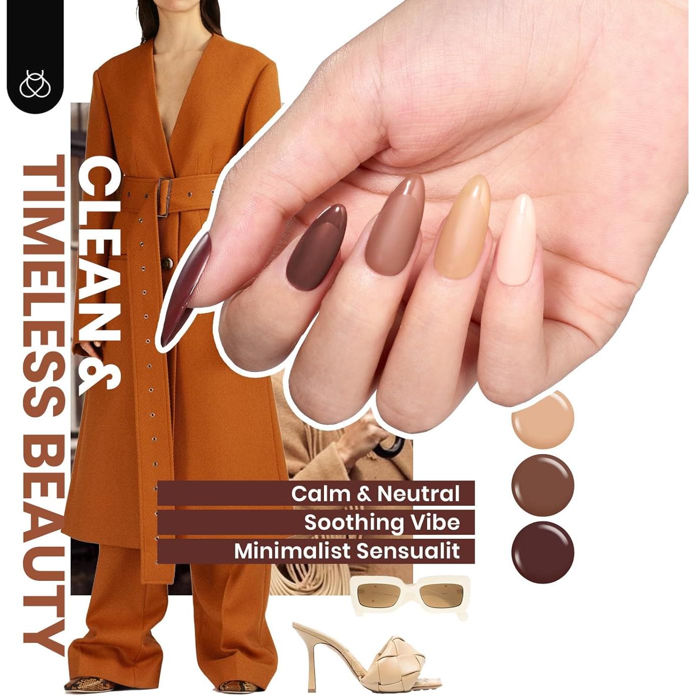 Set de Esmalte de Uñas en Gel Beetles 25 Colores 5ml