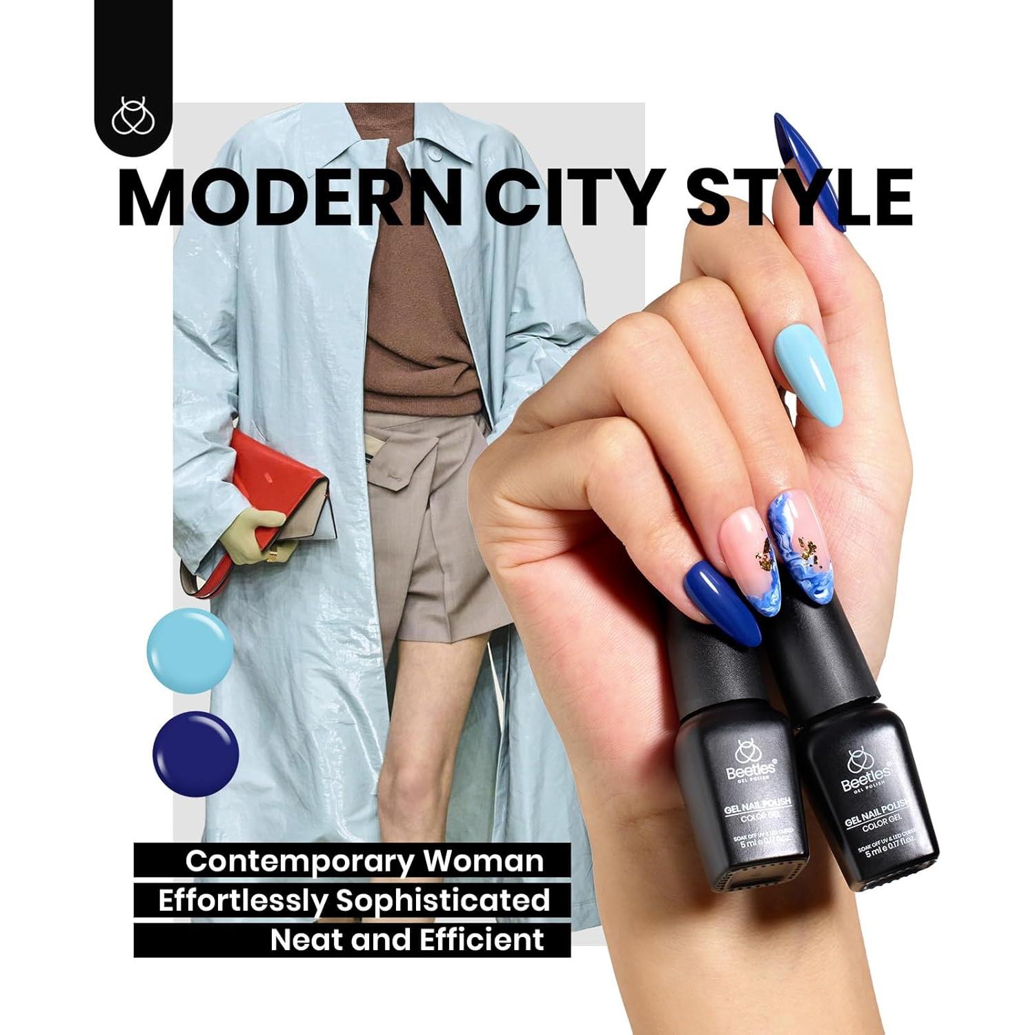 Set de Esmalte de Uñas en Gel Beetles 25 Colores 5ml