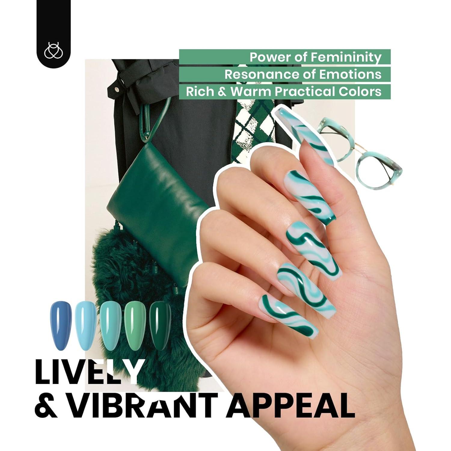 Set de Esmalte de Uñas en Gel Beetles 25 Colores 5ml