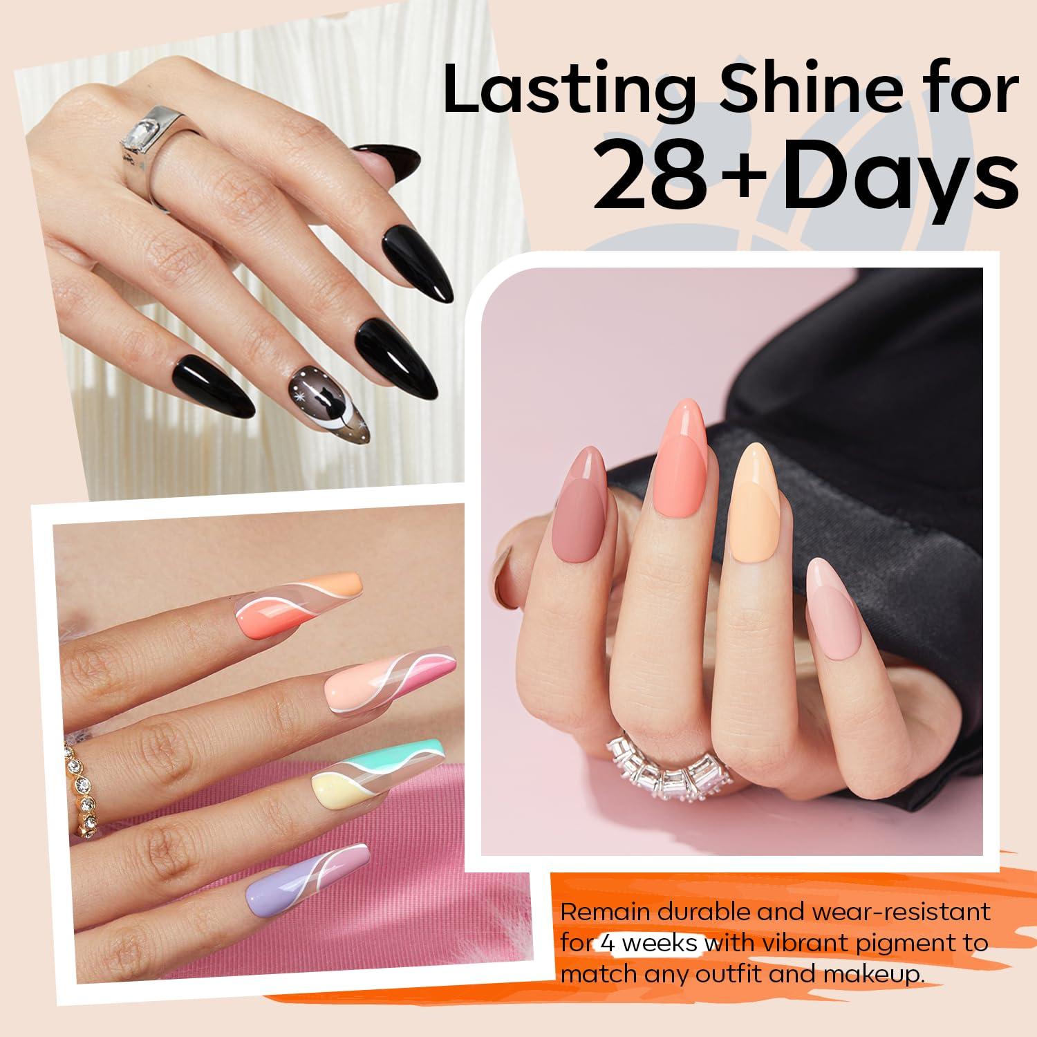 Set de Esmalte de Uñas en Gel Modelones 32 PCS 28 Colores