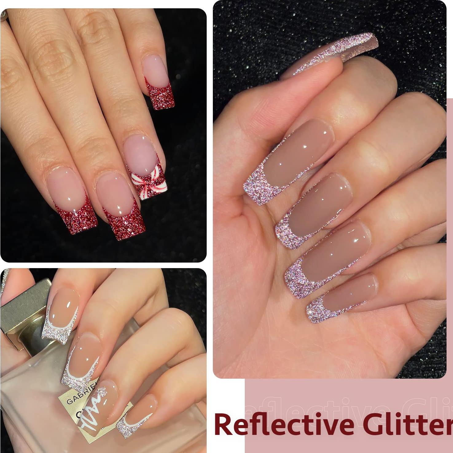 Conjunto de Esmalte de Uñas Glitter GAOY - 6 Colores 7.3ml