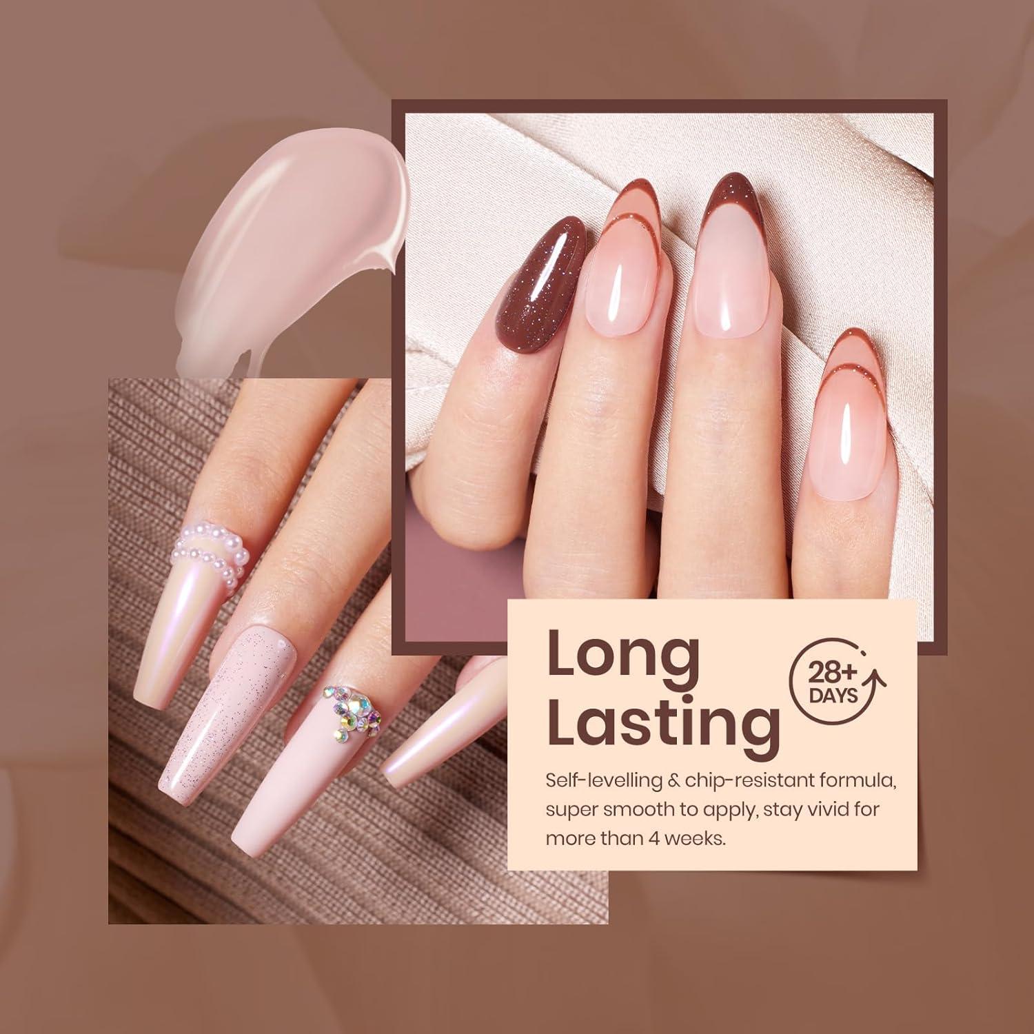 Set de Esmalte en Gel Beetles 6 Colores Nude 7.5ml