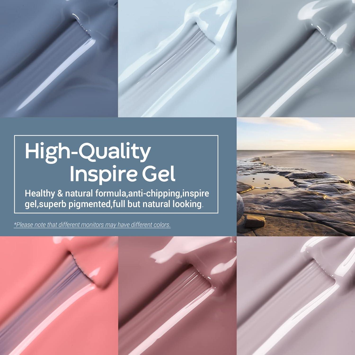 Set de Esmalte en Gel Modelones - 6 Colores 7ml para Uñas