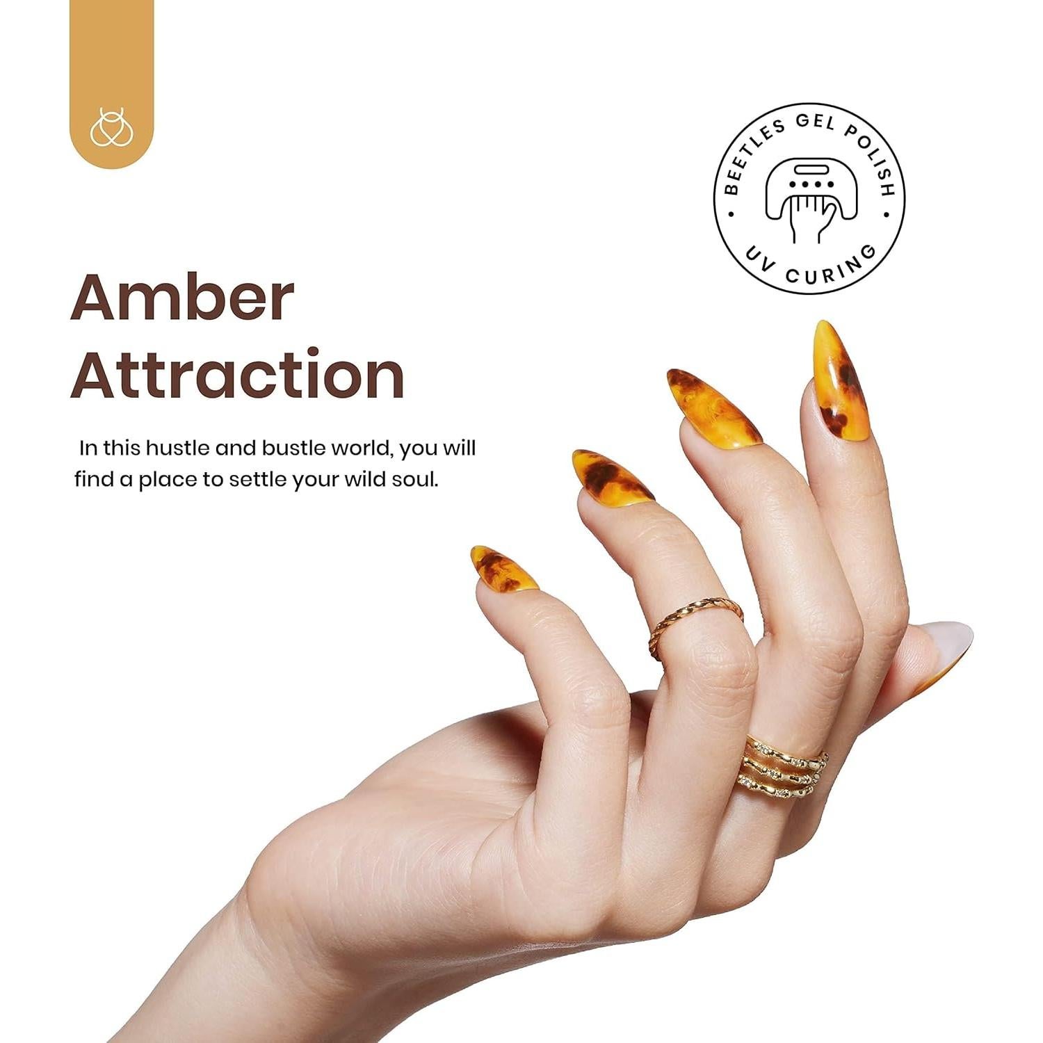 Esmalte de Gel Beetles Otoño 5 Colores Marrón y Blooming