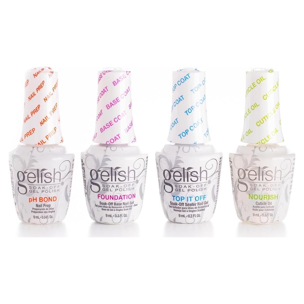 Kit de Manicura Gelish MINI Fantastic Four - 9mL Cada Uno