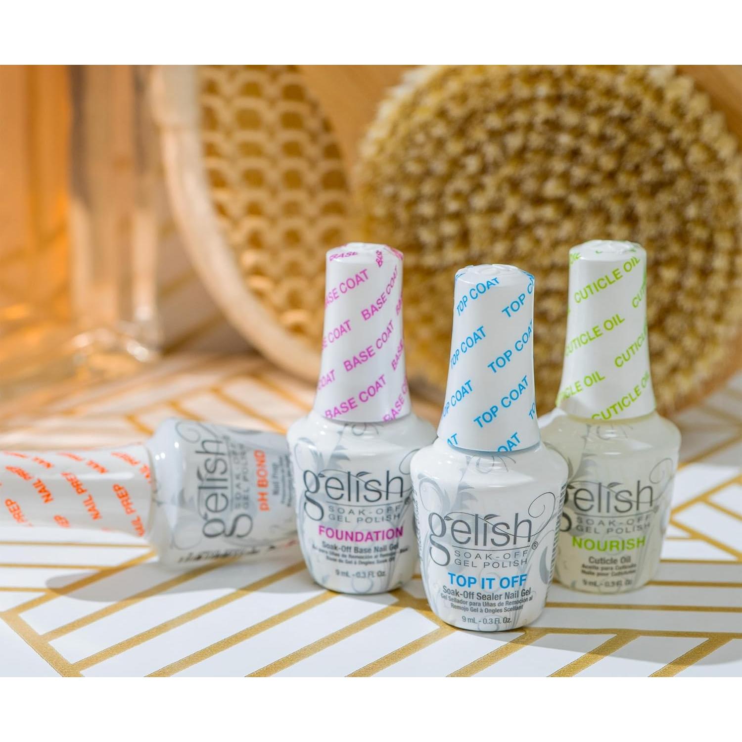 Kit de Manicura Gelish MINI Fantastic Four - 9mL Cada Uno