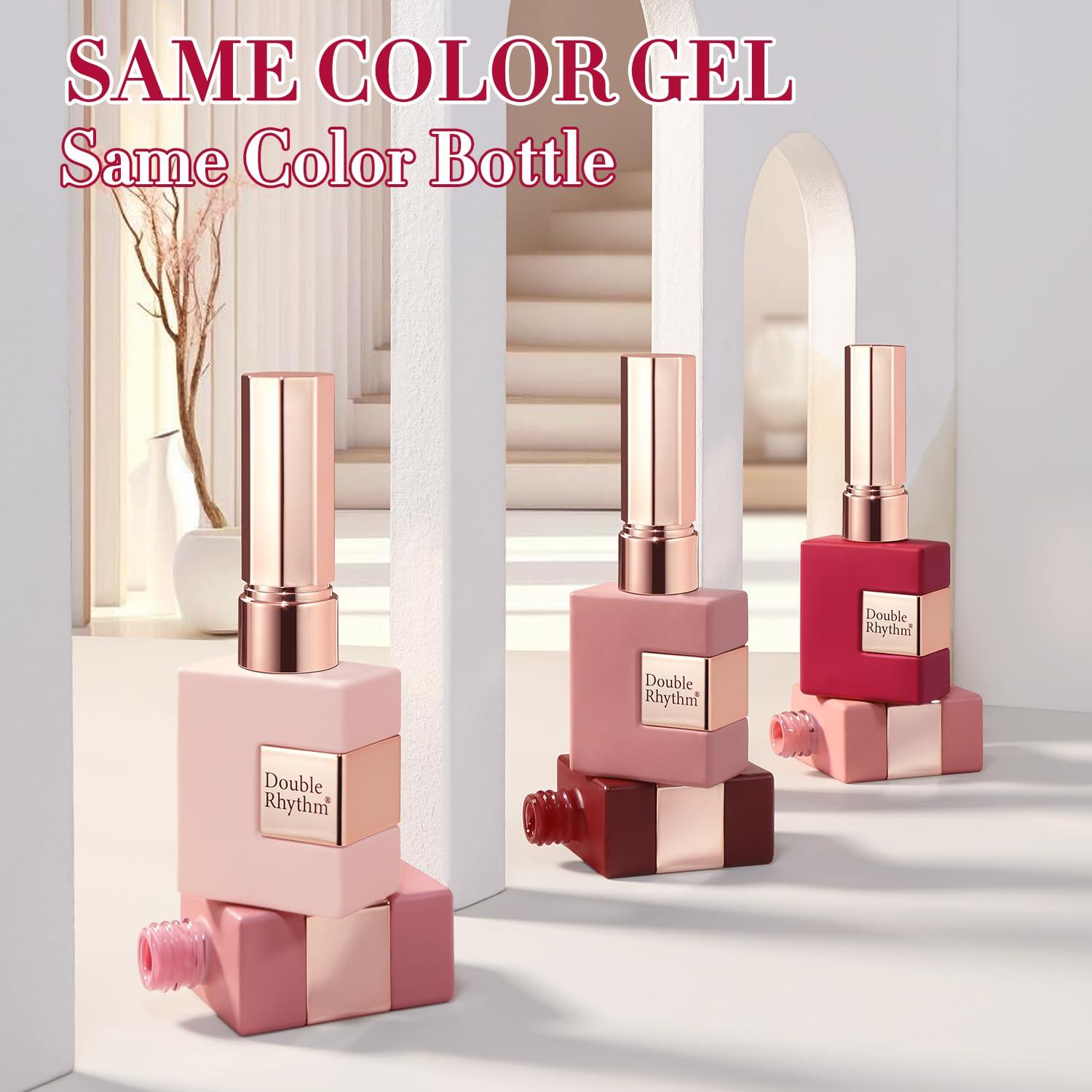 Kit de Esmalte en Gel 6 Piezas 15ml Double Rhythm - Colores Variados