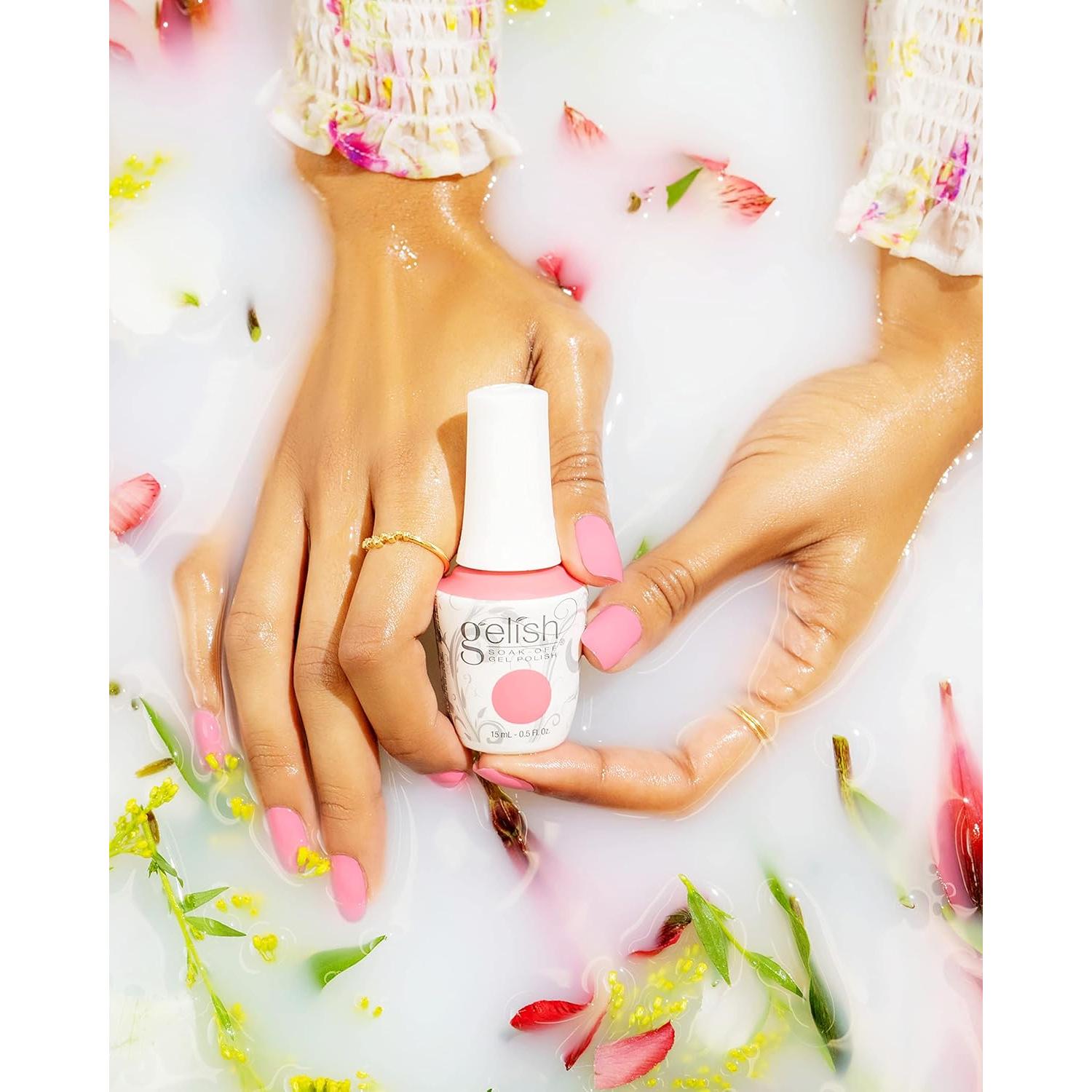 Esmalte en Gel Gelish 15mL Cama de Pétalos - Duradero y Brillante