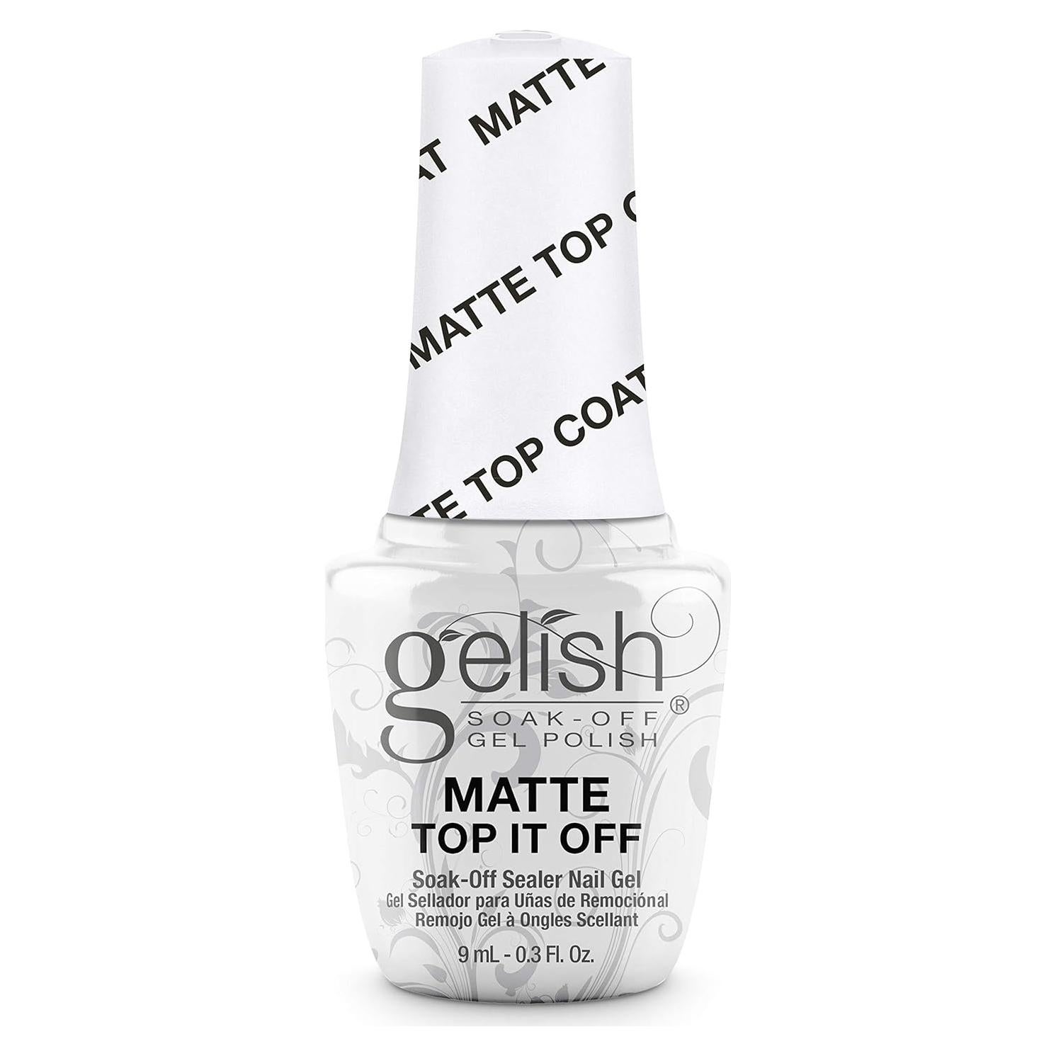 Gelish Matte Top It Off 9ml - Acabado Mate para Uñas