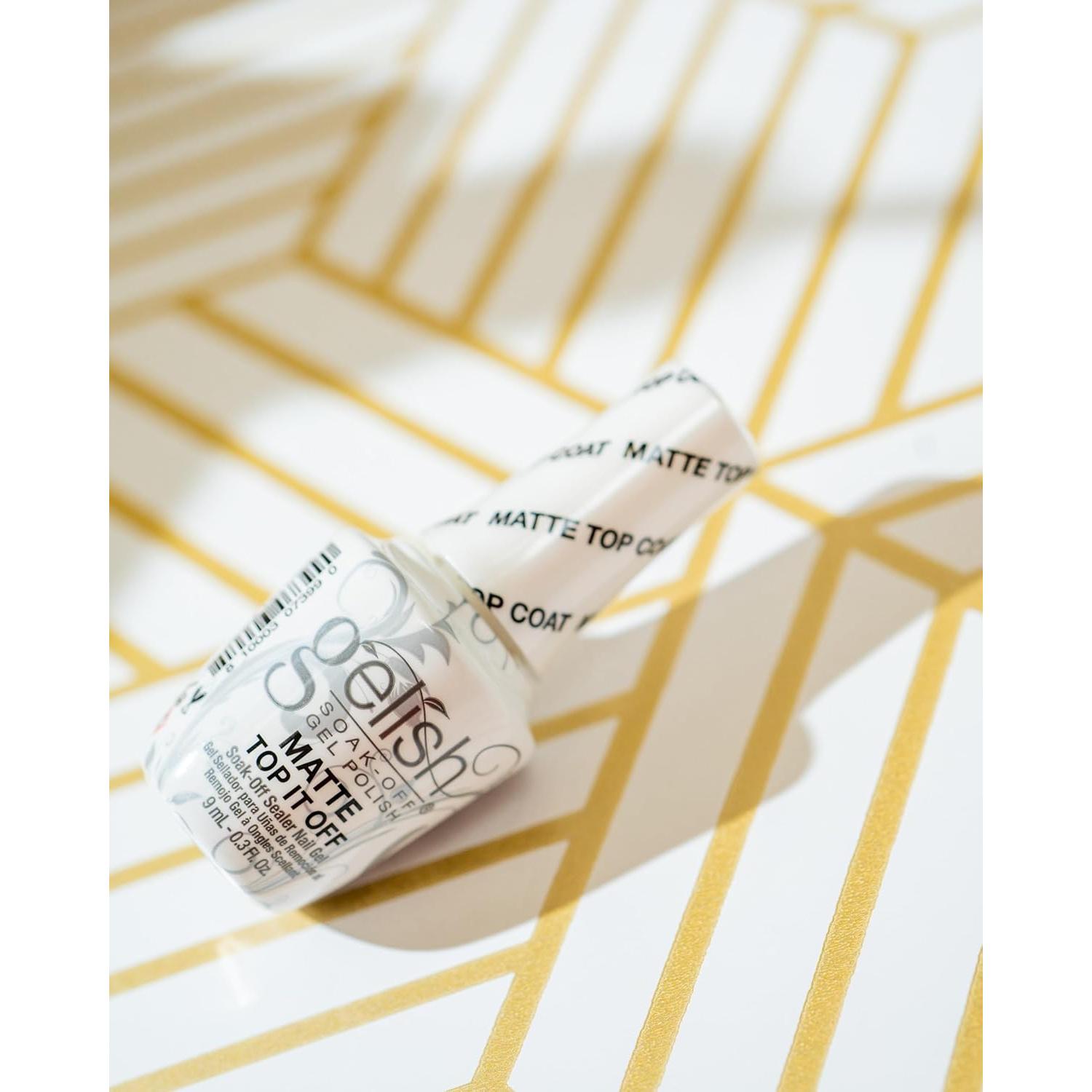 Gelish Matte Top It Off 9ml - Acabado Mate para Uñas