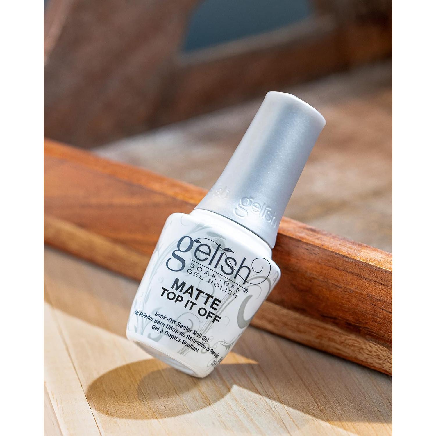 Gelish Matte Top It Off 9ml - Acabado Mate para Uñas