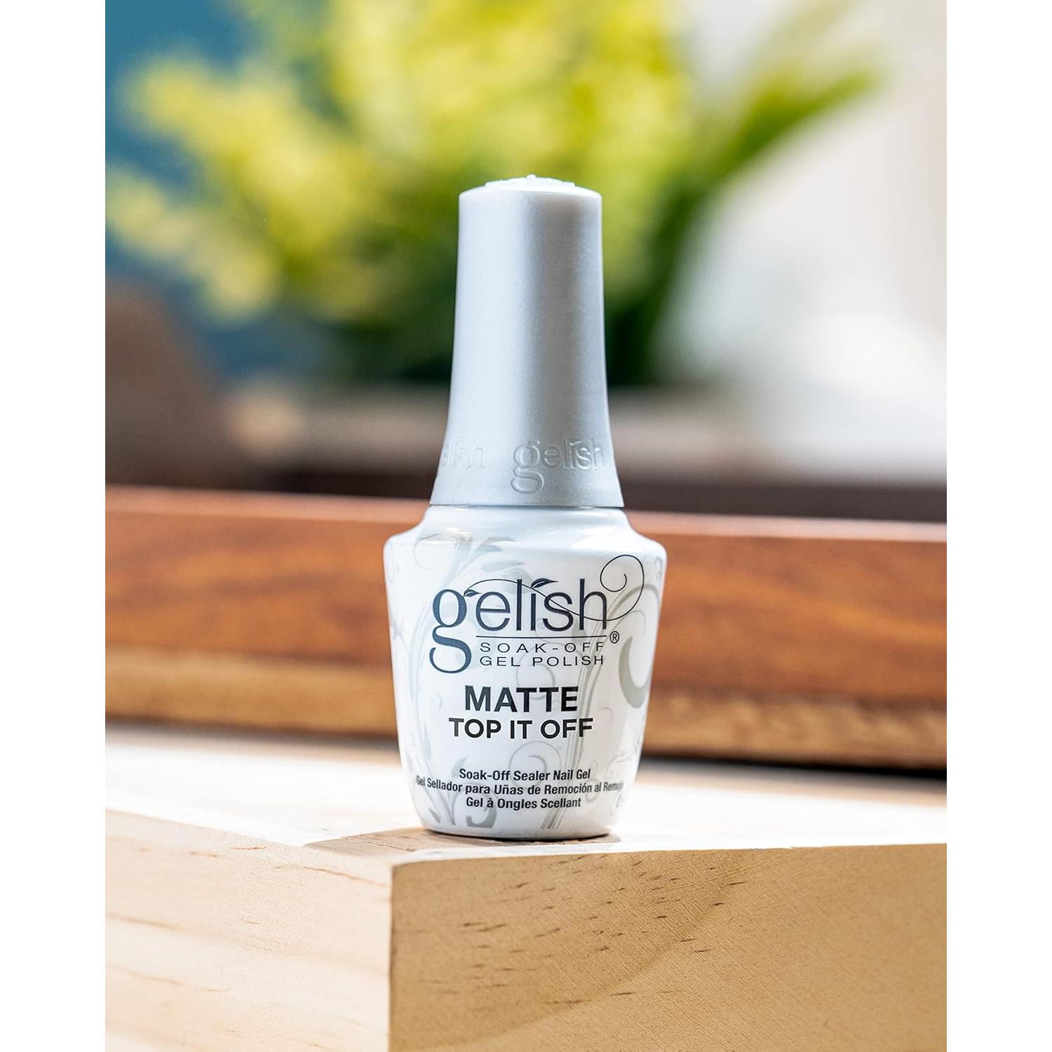 Gelish Matte Top It Off 9ml - Acabado Mate para Uñas