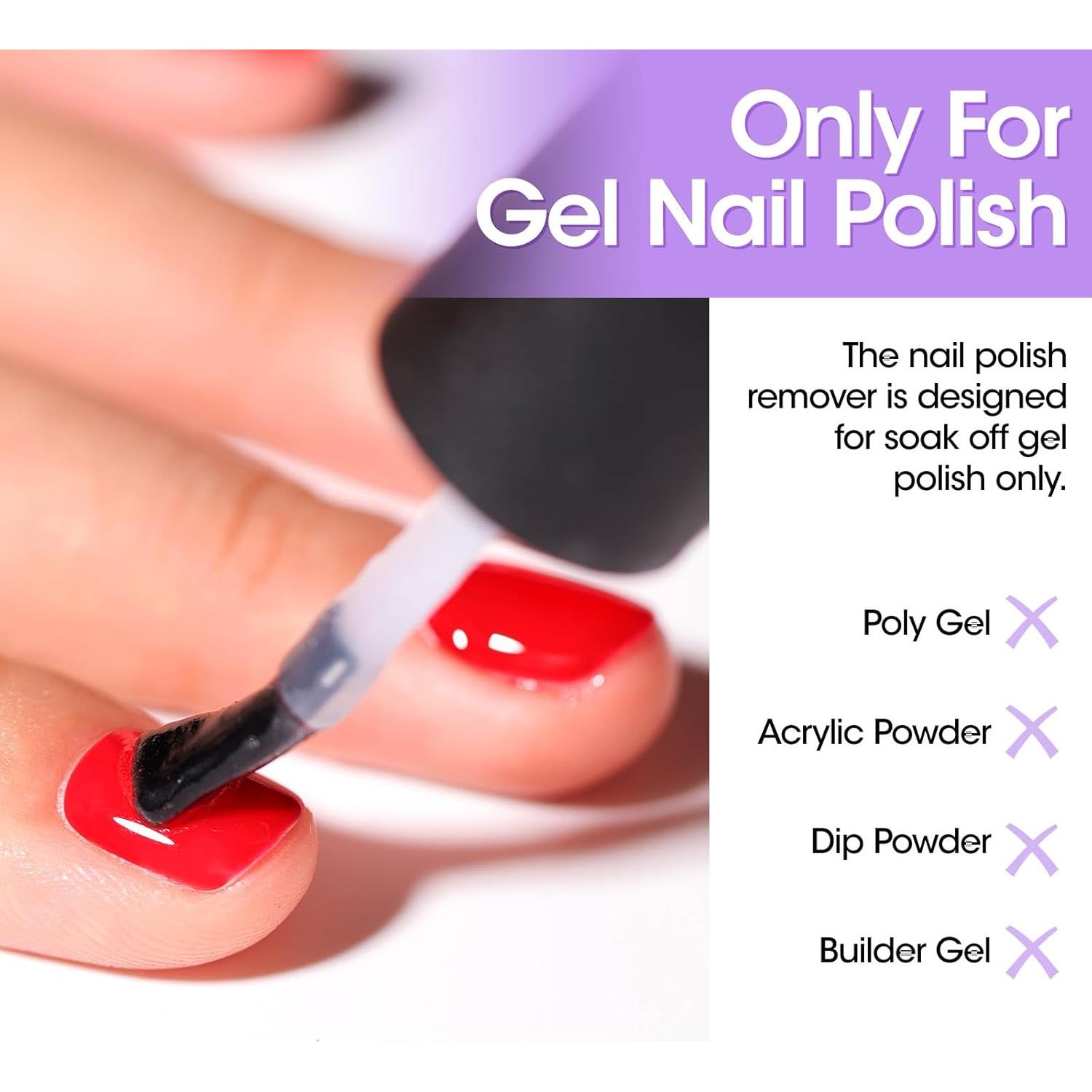 Gellen Removedor de Esmalte de Uñas en Gel - 2 Piezas Rápido