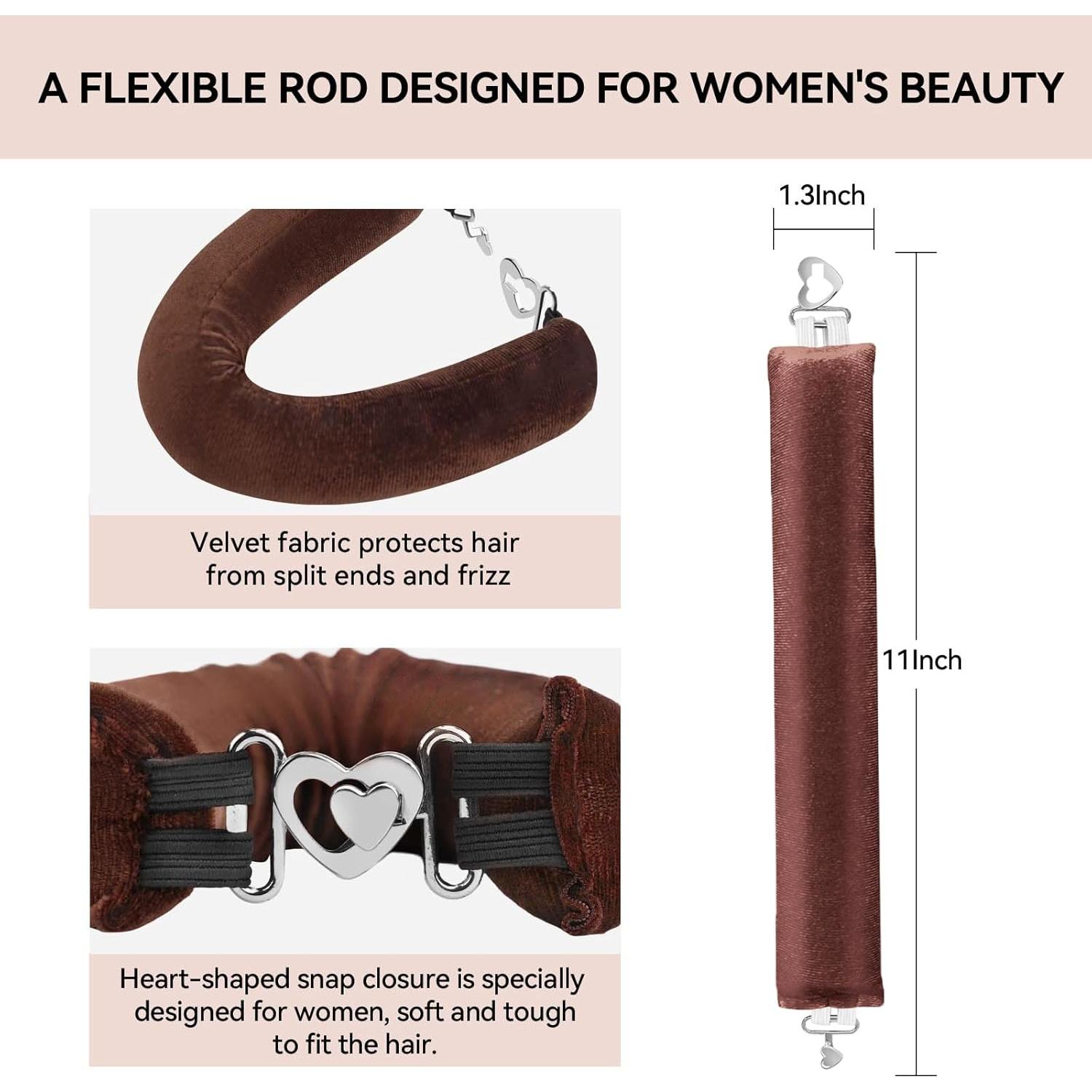 Set de Rulos de Terciopelo Sin Calor Togayu - 3 Piezas