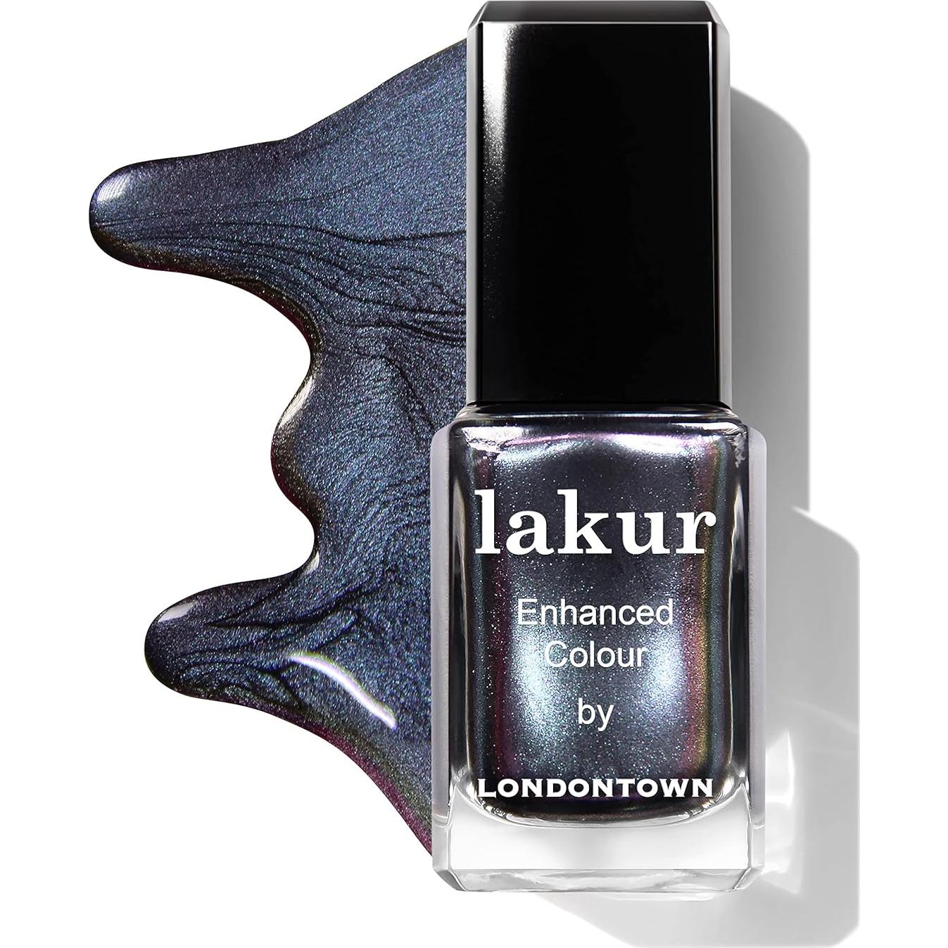 Esmalte de Uñas LONDONTOWN lakur Brillo Plateado 50ml