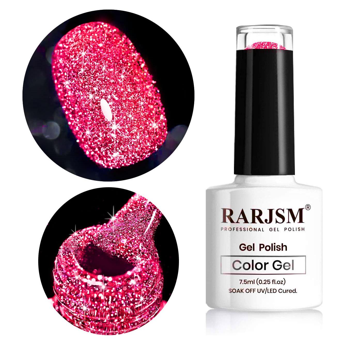 Esmalte de Uñas Gel Rosa Neón RARJSM 7.5ml Brillante