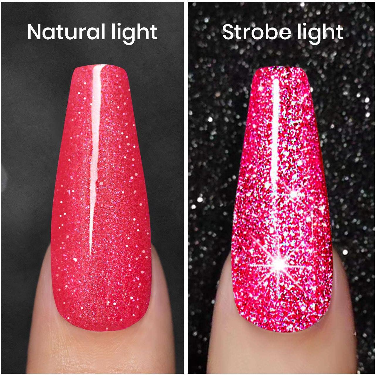 Esmalte de Uñas Gel Rosa Neón RARJSM 7.5ml Brillante