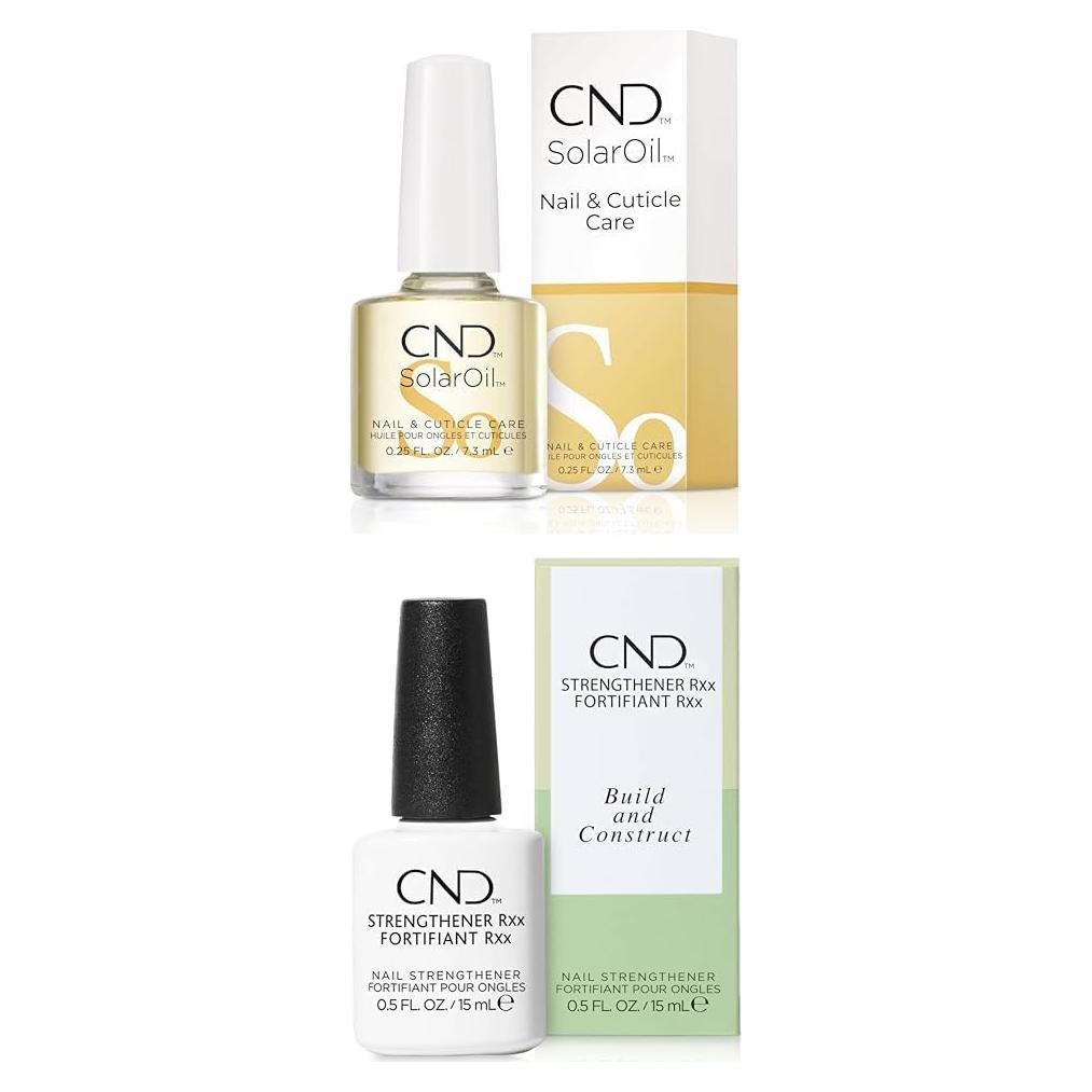 CND SolarOil 7.39 ml + Strengthener RX 14.79 ml Bundle