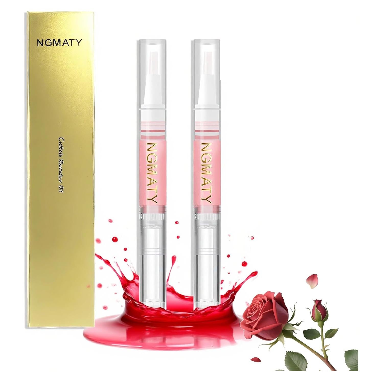 Bolígrafo Nutritivo para Cutículas NGMATY 2ml Aroma Rosa