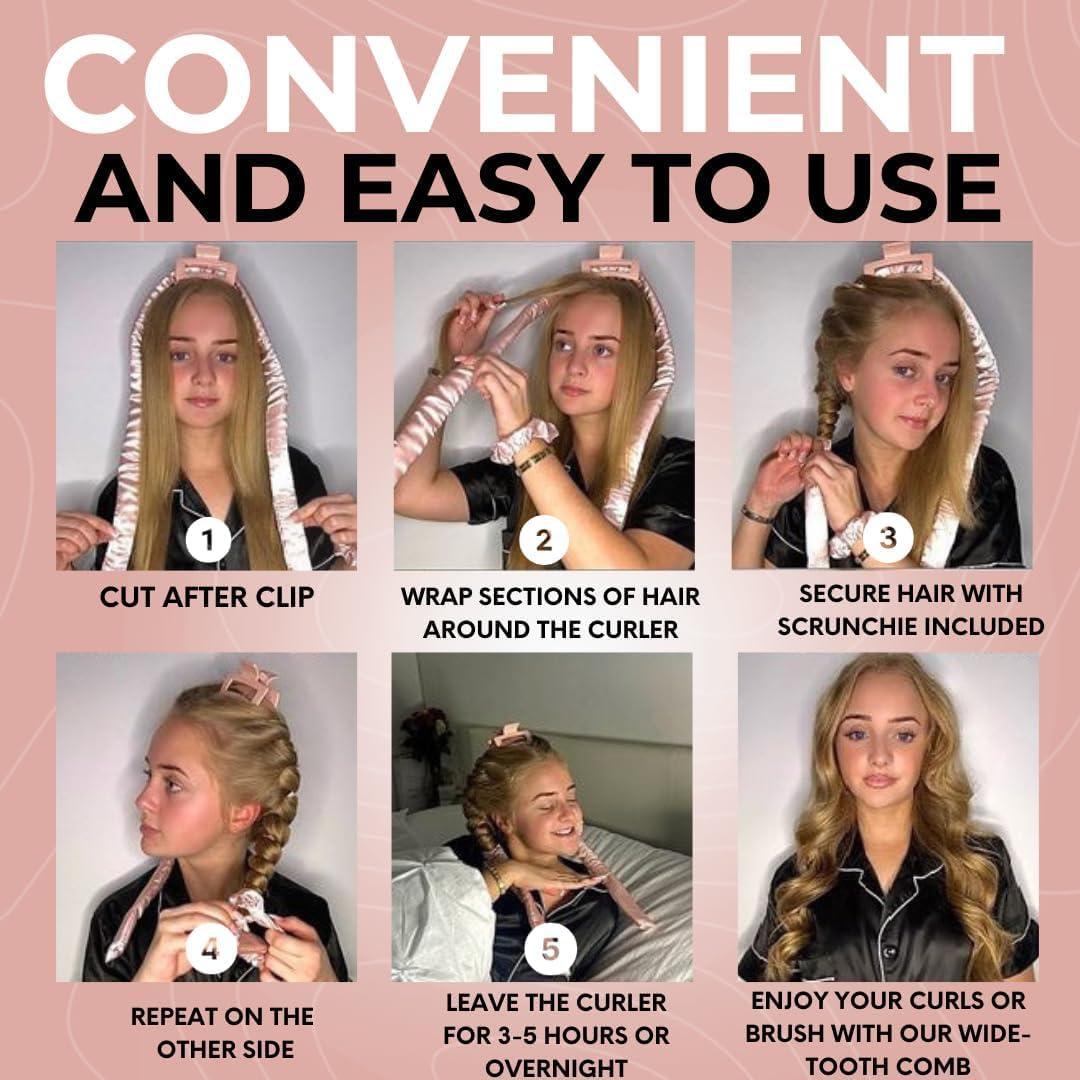 Juego de Cepillo y Peine Desenredante Oro Rosa - Cuidado Cabello