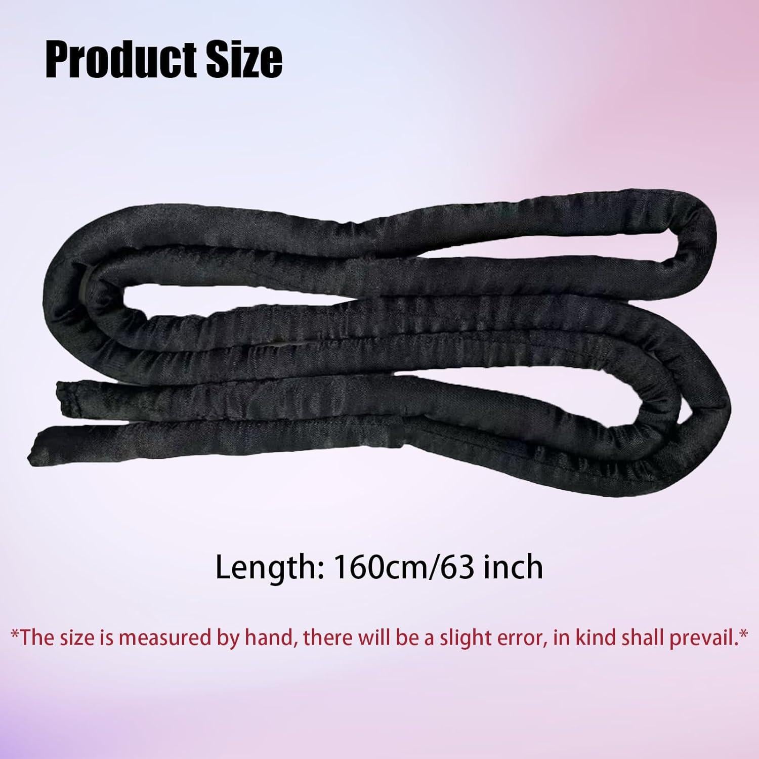 Banda para rizar sin calor MOODKEY 160 cm negra para rizos suaves