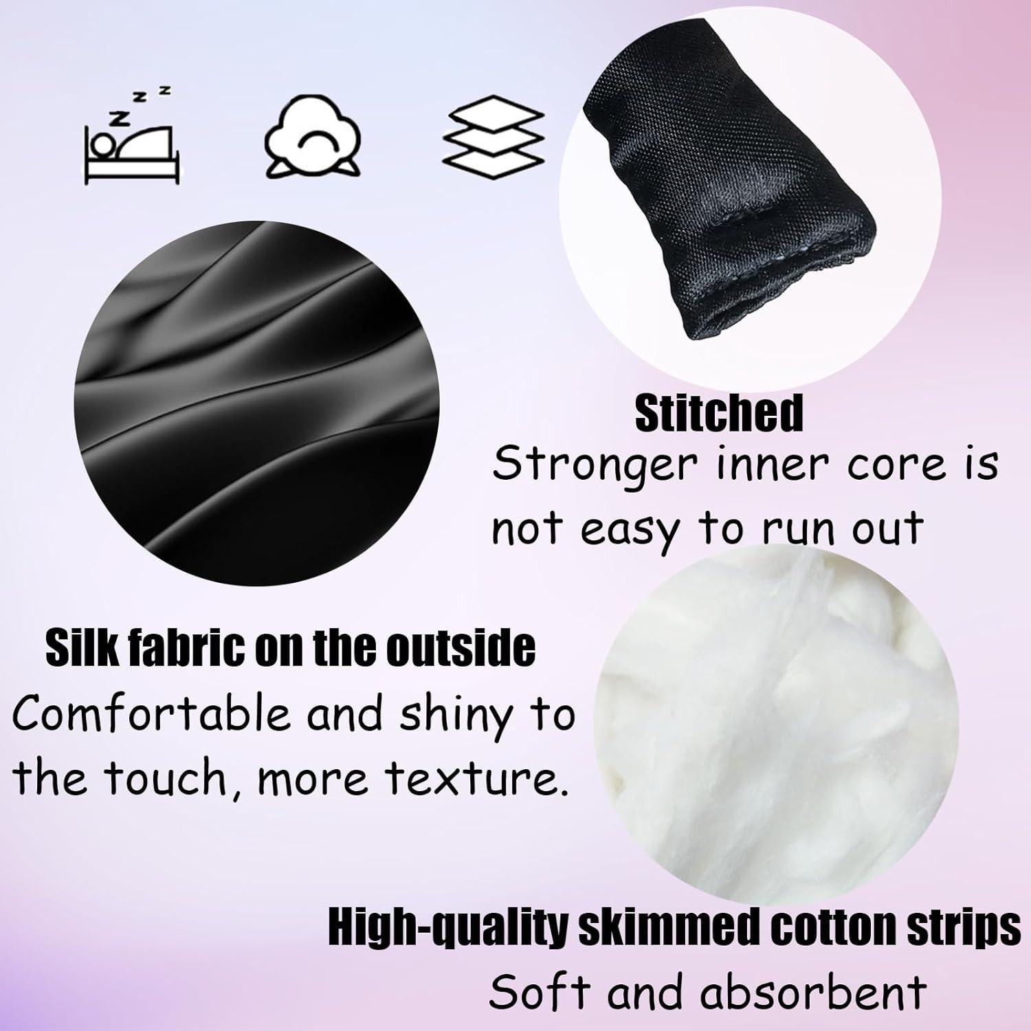 Banda para rizar sin calor MOODKEY 160 cm negra para rizos suaves