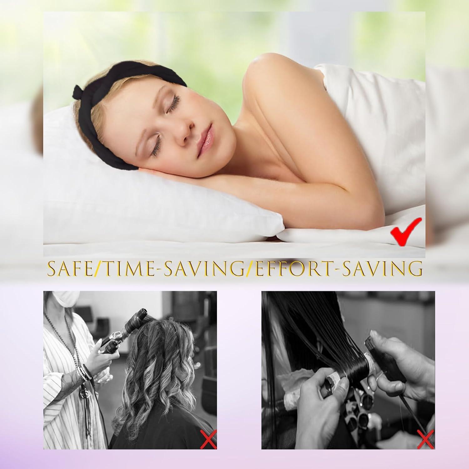 Banda para rizar sin calor MOODKEY 160 cm negra para rizos suaves