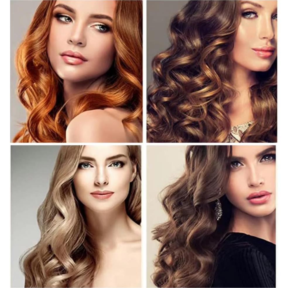 Heatless Hair Curlers Satin Heatless Curling Set Heatless Curls Overnight Hair Curlers to Sleep in Rollers Hair Curlers Rod Headband for Womens Holiday Gift (SkyblueA)