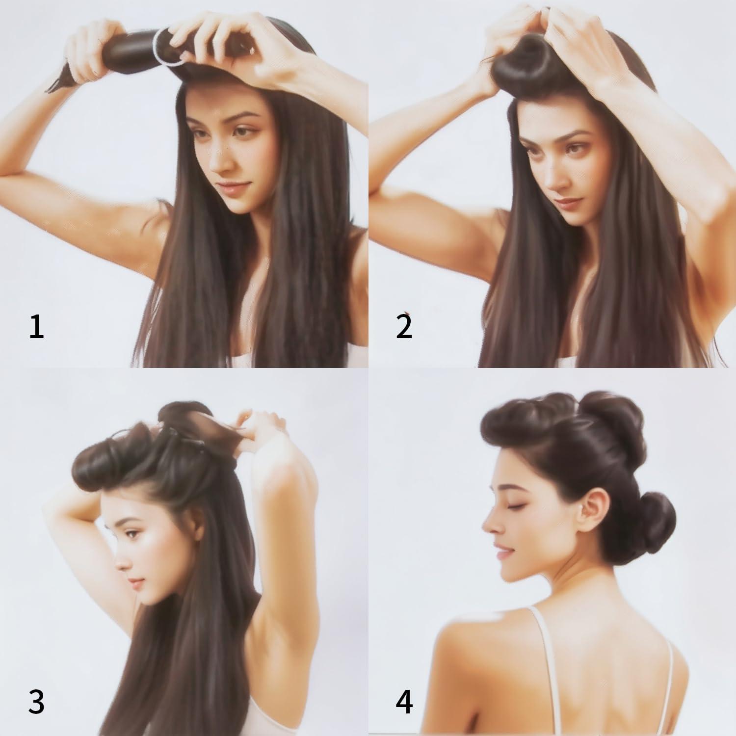 Rulos de Terciopelo Sin Calor YUJHON para Cabello Largo