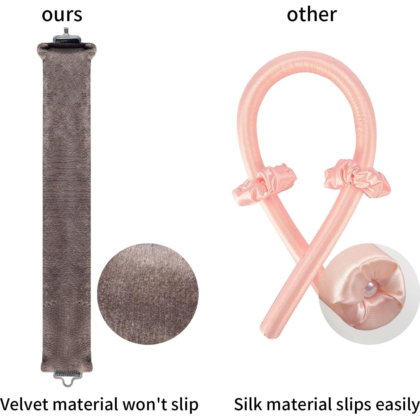 Rulos de Terciopelo Sin Calor YUJHON para Cabello Largo