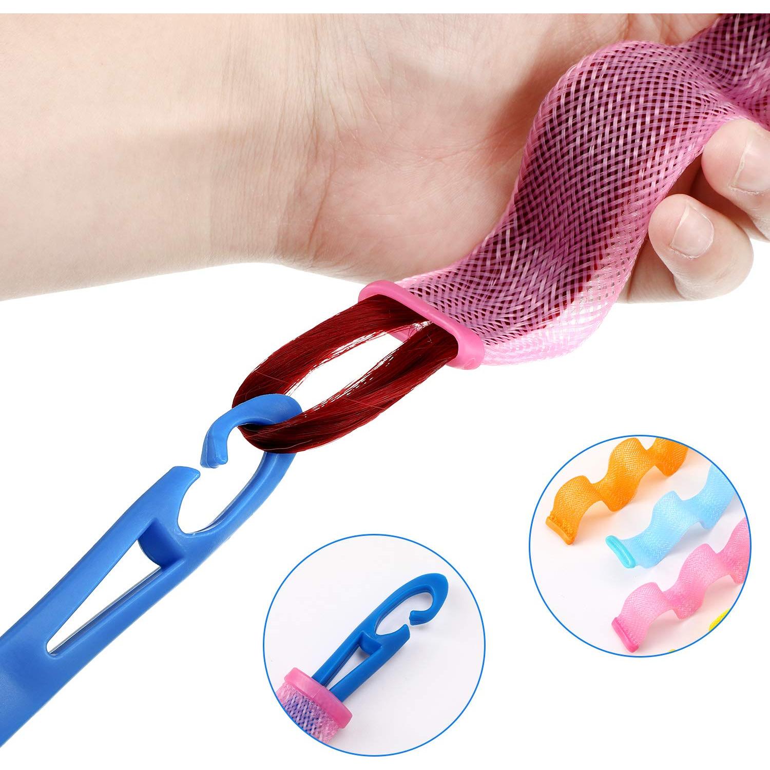 Rizadores de Cabello Sin Calor WILLBOND 30 Piezas 50 cm