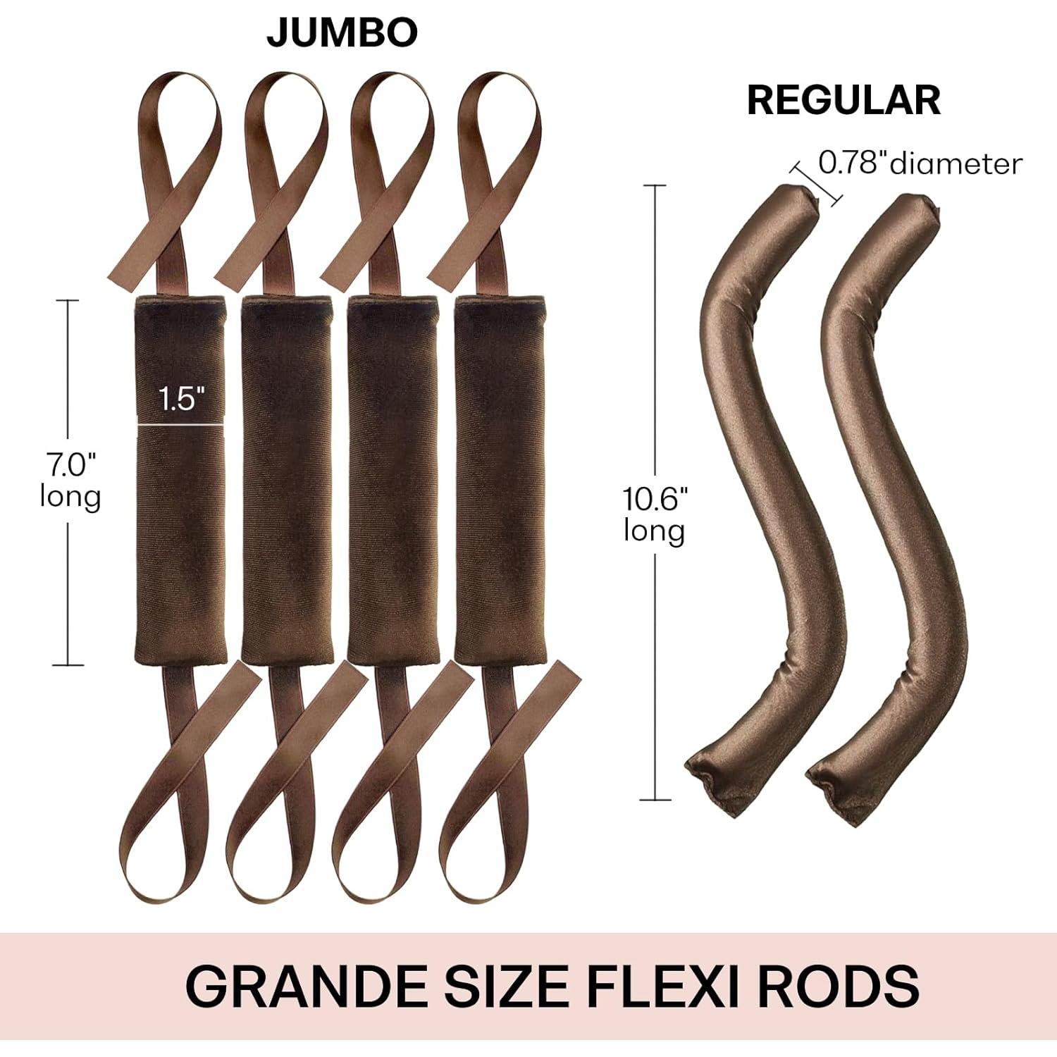 Rulos de Pelo Sin Calor Lanzhire HDJ-001, Varillas Flexibles