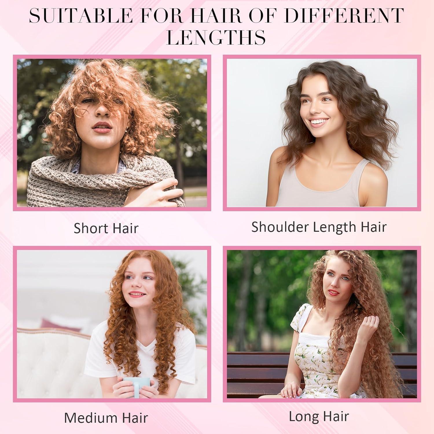 Banda Rizador de Cabello Sin Calor AOZUO - Negro