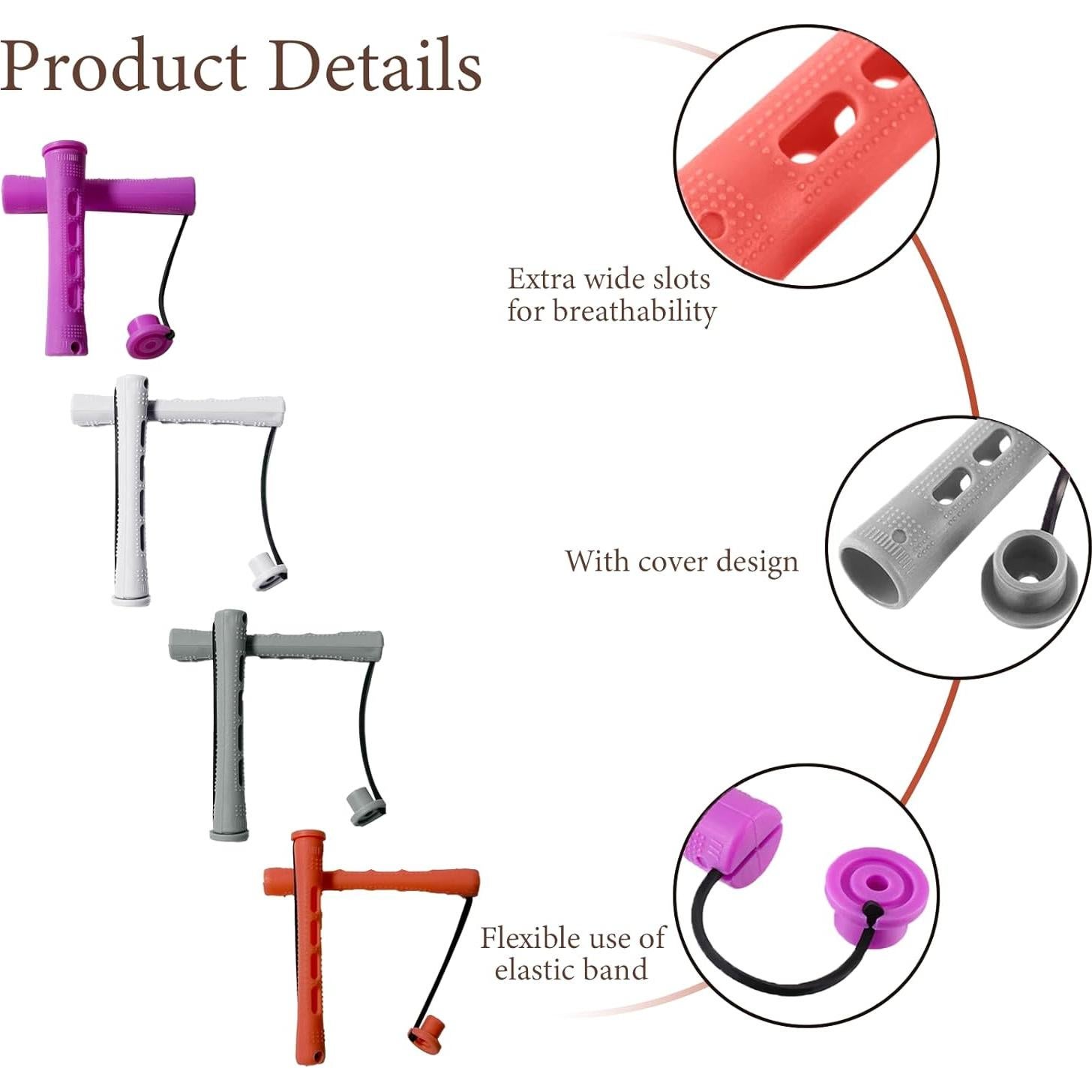 Juego de Rulos de Plástico MOODKEY 48pcs 1.6cm Sin Calor