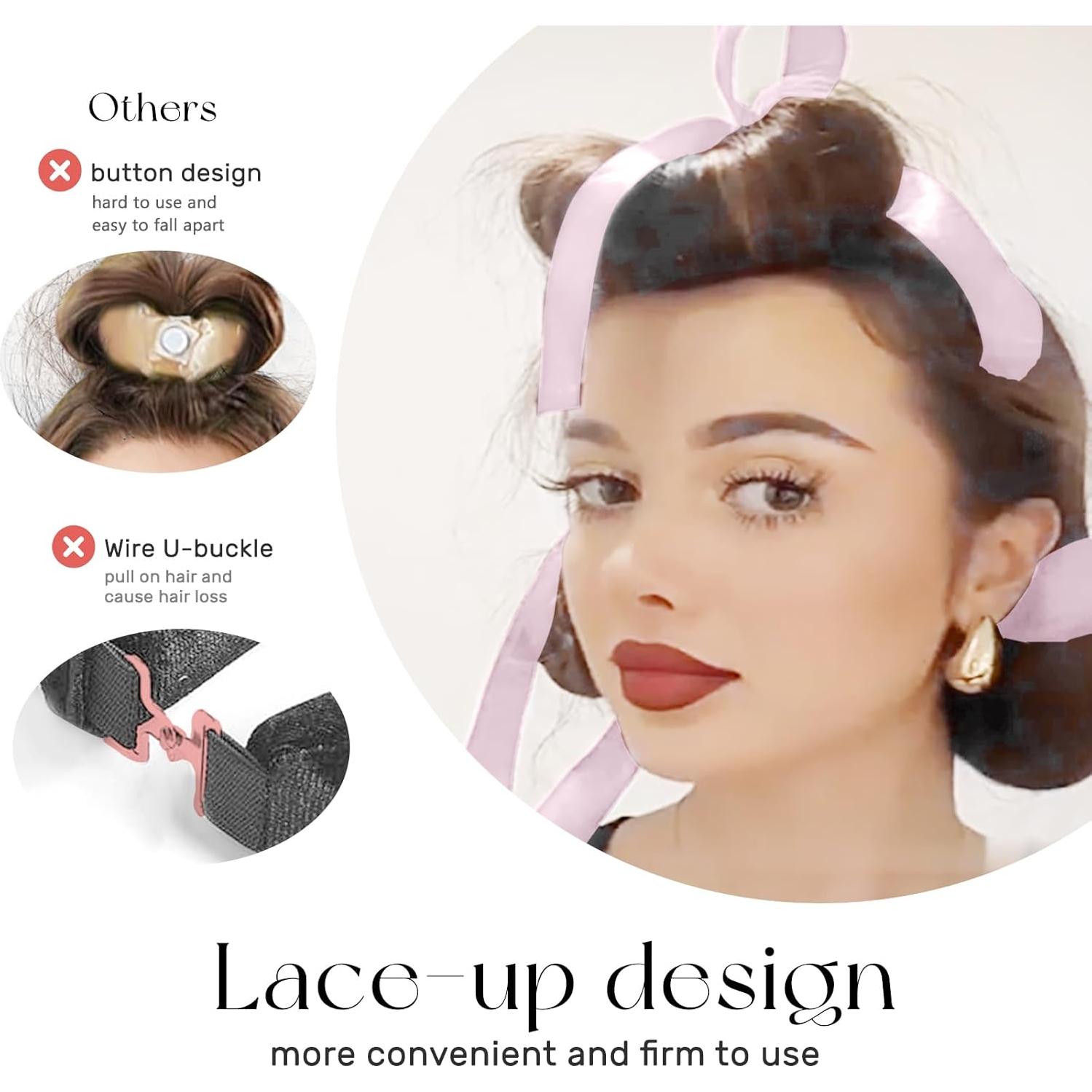 Set de Rulos Sin Calor SNAIL GARDEN 3 Piezas + Gorro de Satén